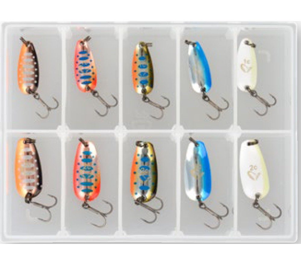 Savage Gear Kunstköder Savage Gear Nails Micro Spoon Kit 2,5g / 3,5g – 10 Blinker