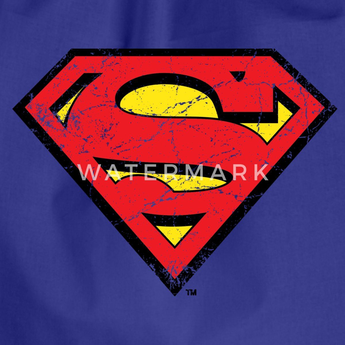 Spreadshirt Turnbeutel DC Comics Superman Logo Used Look Karneval Turnbeutel (1-tlg)
