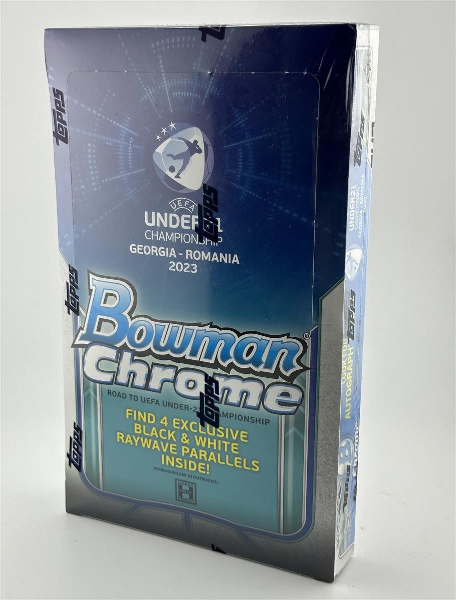 Topps Sammelkarte Bowman Chrome Road to 2023 UEFA 1x Hobby Lite Box