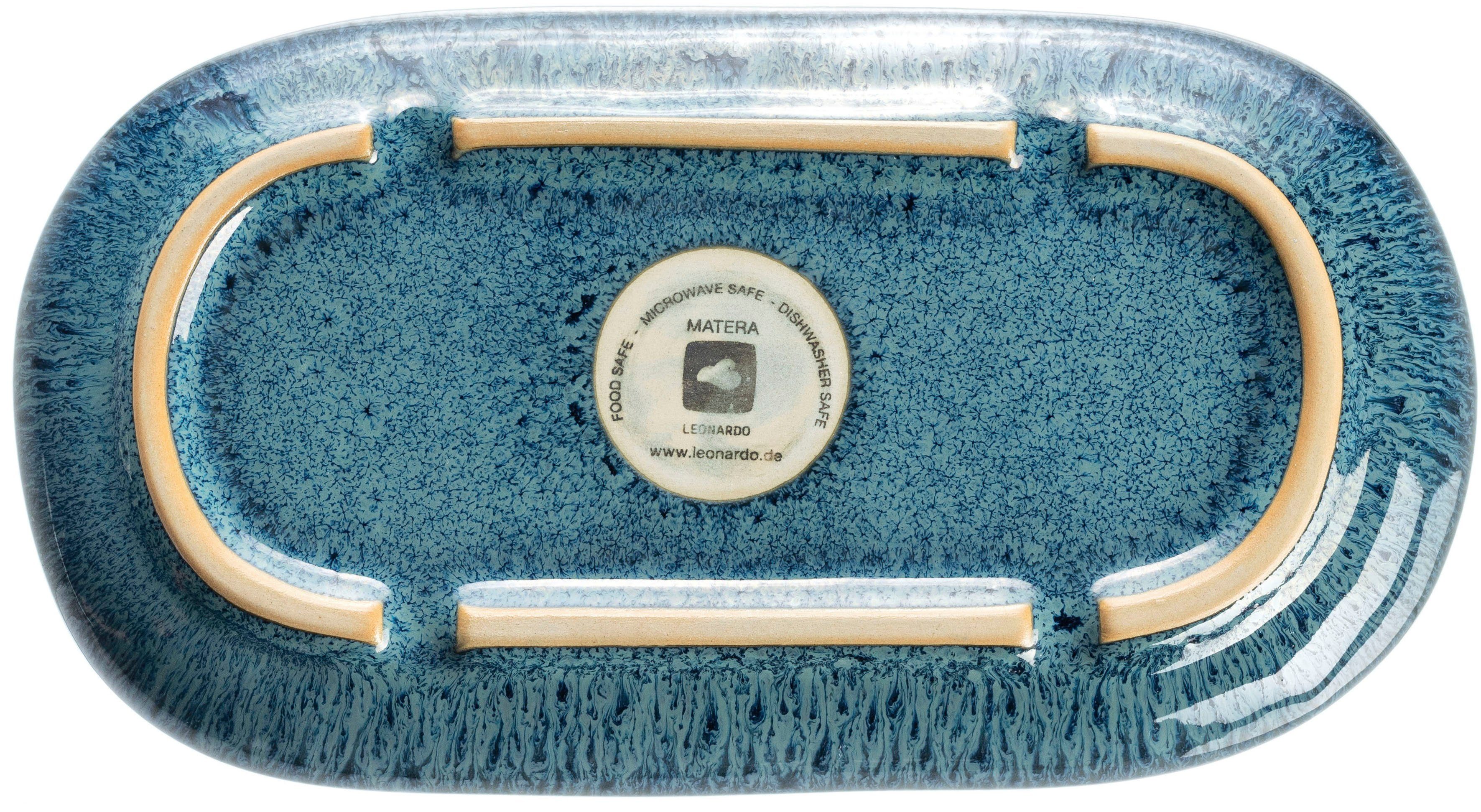 LEONARDO Servierplatte MATERA, Keramik, 22x12 cm