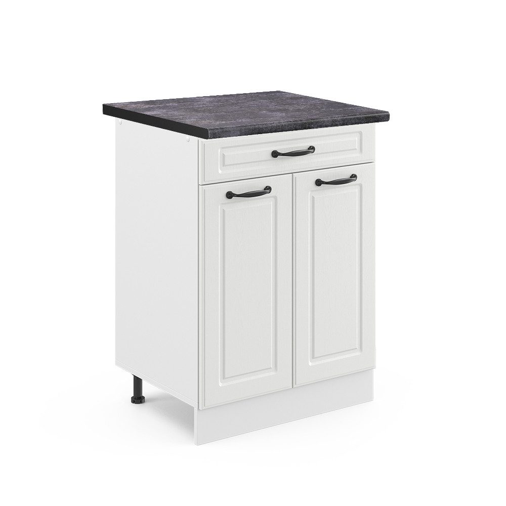 Vicco Unterschrank R-Line, Weiß Landhaus/Weiß, 60 günstig online kaufen