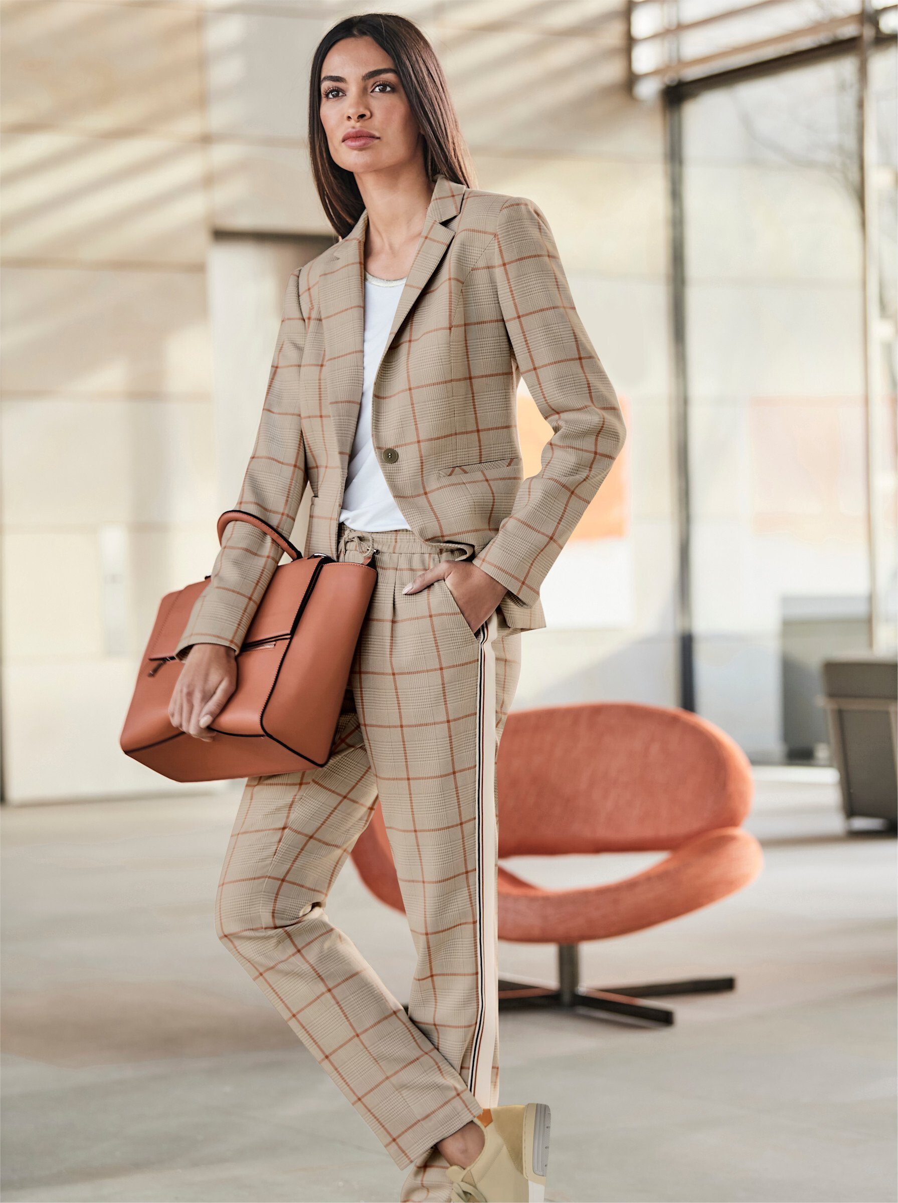 heine Blusenblazer Blazer Langarm