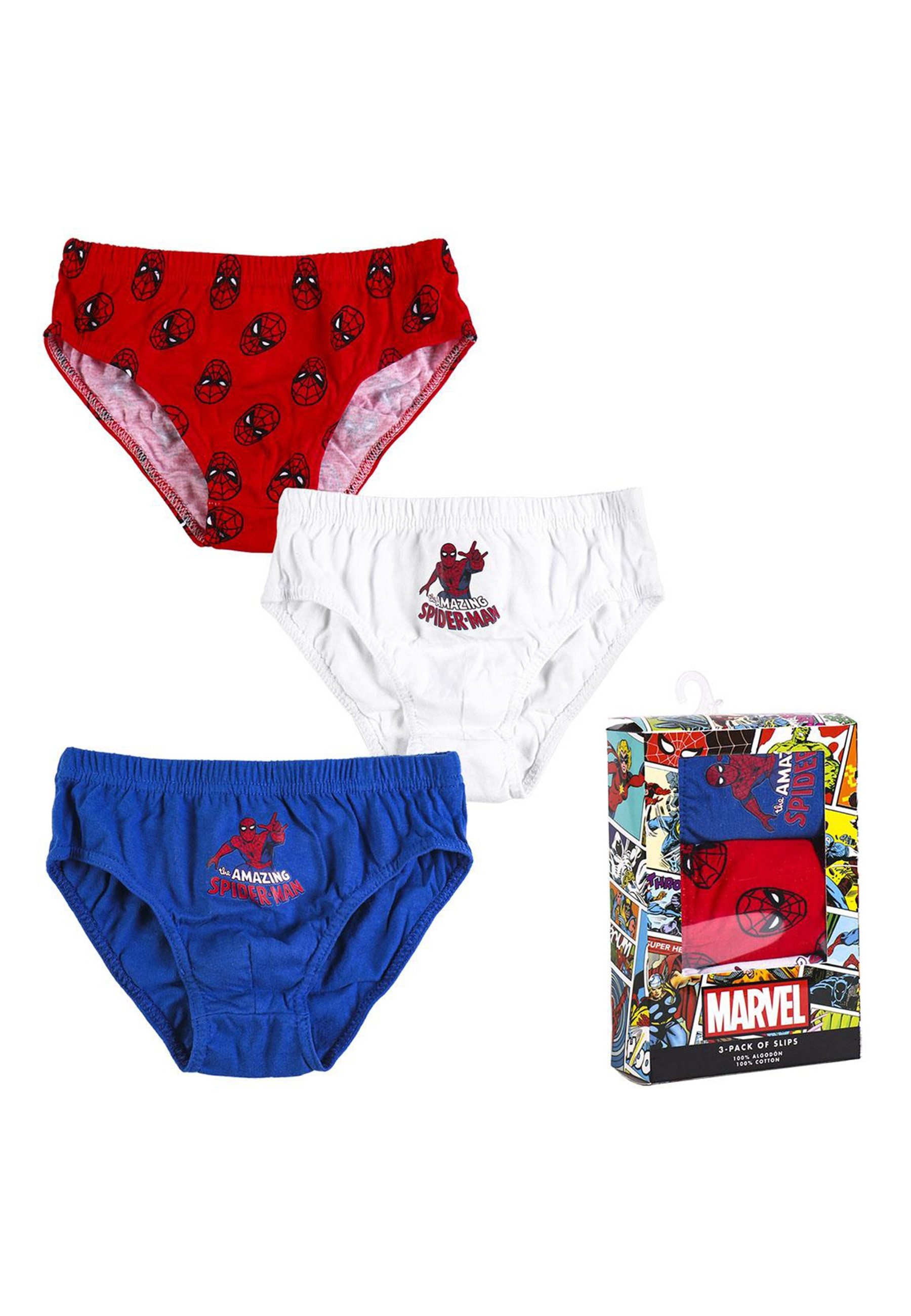 Disney Slip Unterwäsche-Set für Jungen, 3-teilig, Spiderman