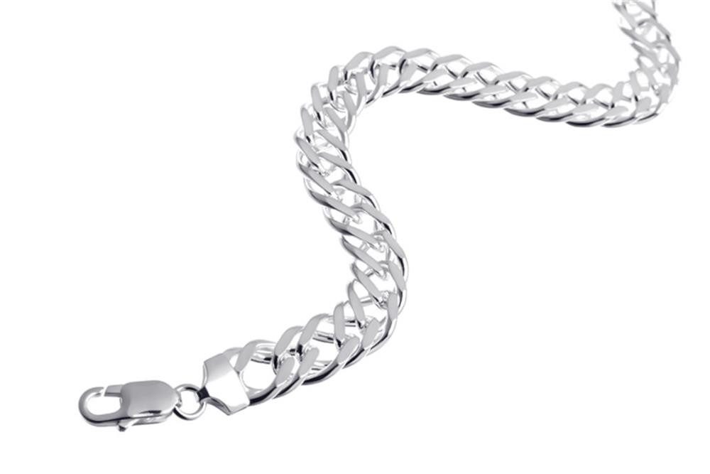 Silberkettenstore Silberarmband Zwillingspanzerkette Armband 11mm - 925 Sil günstig online kaufen