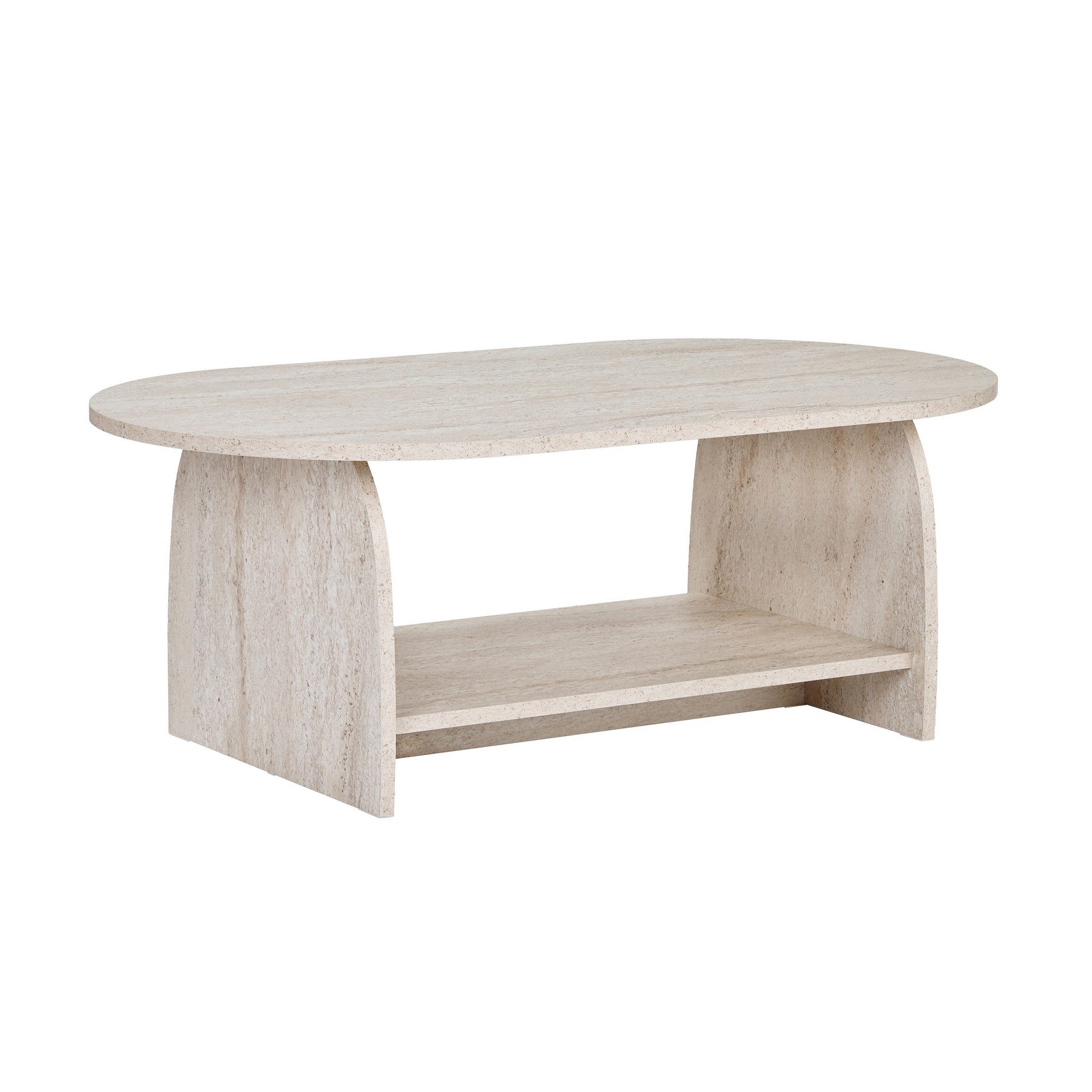 Skye Decor Couchtisch Rafel (1-teilig), 110 cm Breite, Japandi-Stil, mit Stauraum und Ablagefach