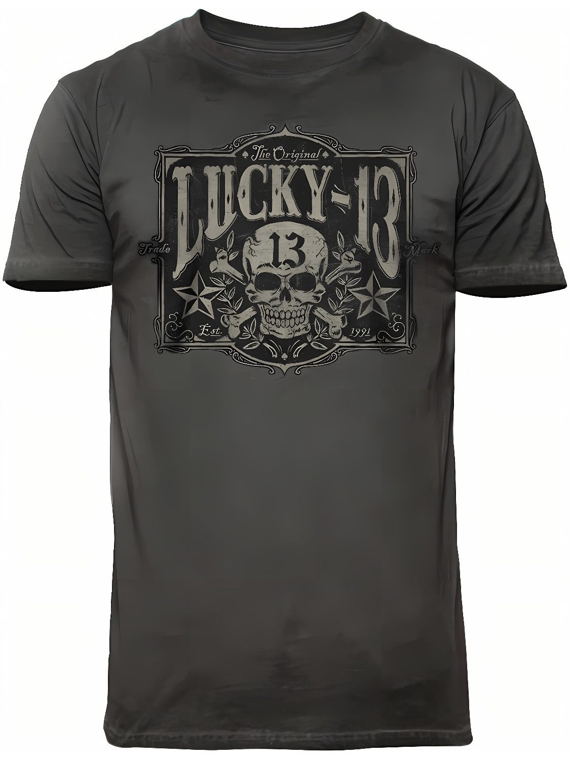 Lucky 13 T-Shirt L13 Tombstone Tee