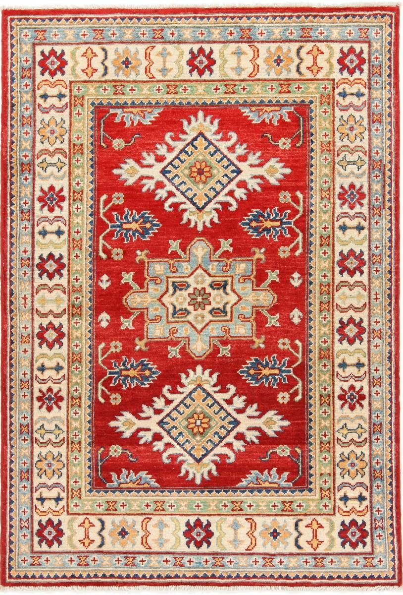 Orientteppich Kazak Orientteppich, Handgeknüpfter 5 Trading, rechteckig, Nain Höhe: mm 101x145