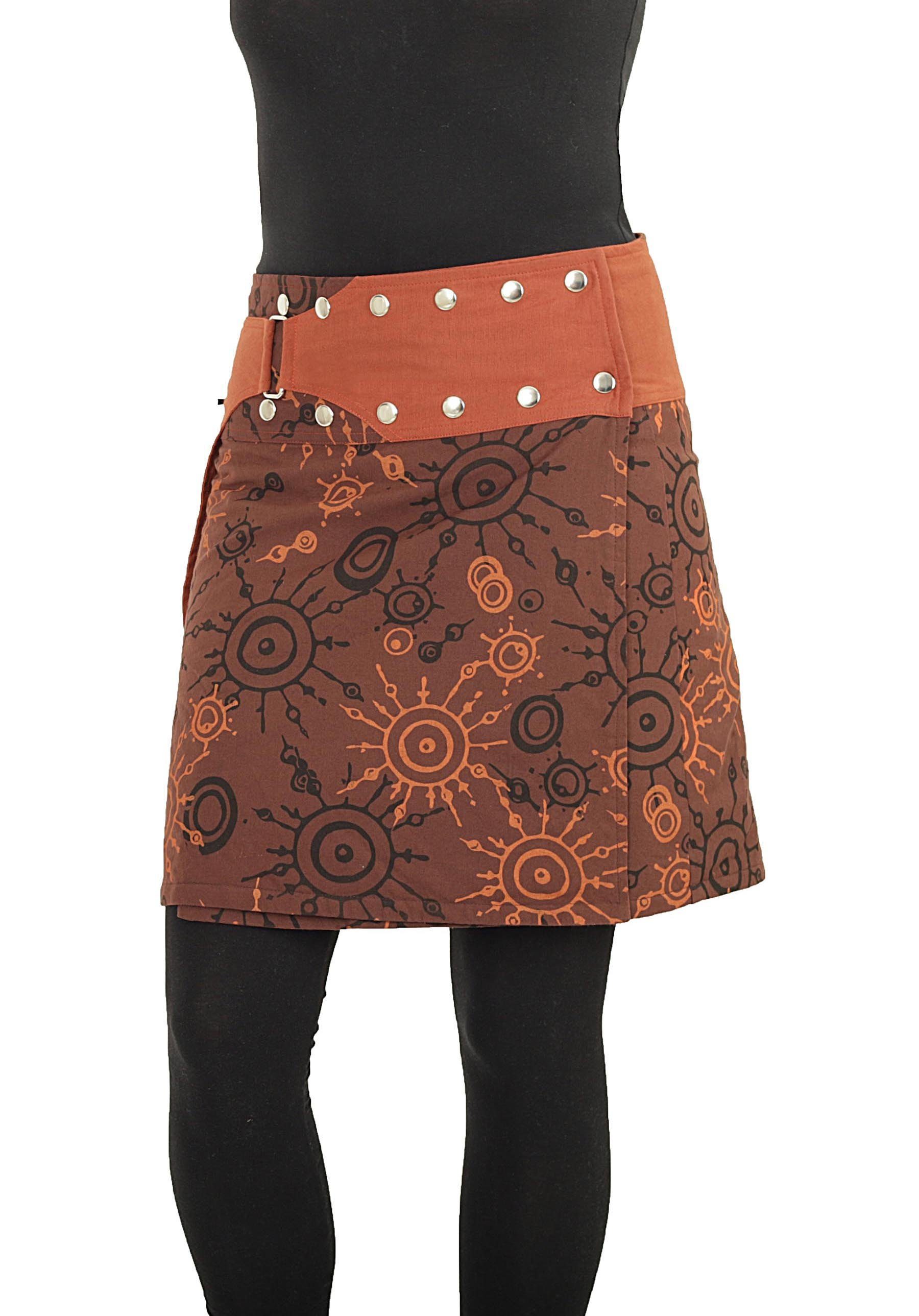 PUREWONDER Wickelrock Damen Rock mit auffälligem günstig online kaufen