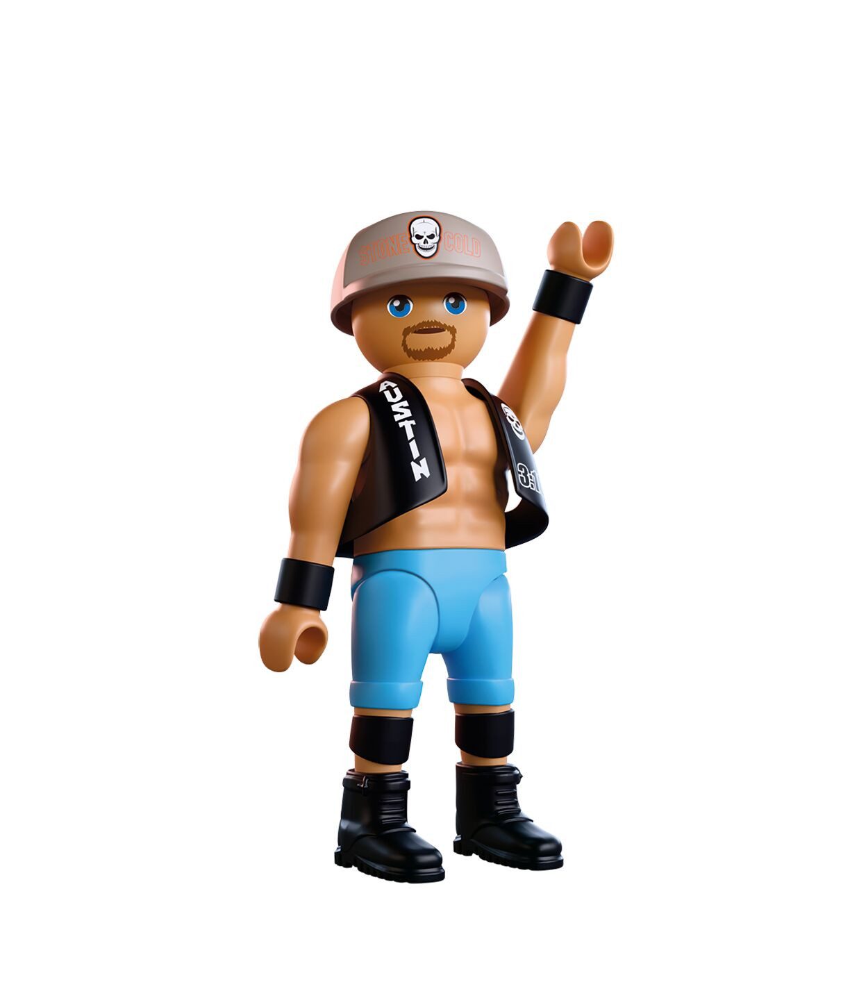 Playmobil® WWE "Stone Cold" Steve Austin (71959), WWE Konstruktions-Spielset, Made in Europe – Bild 2 von 3