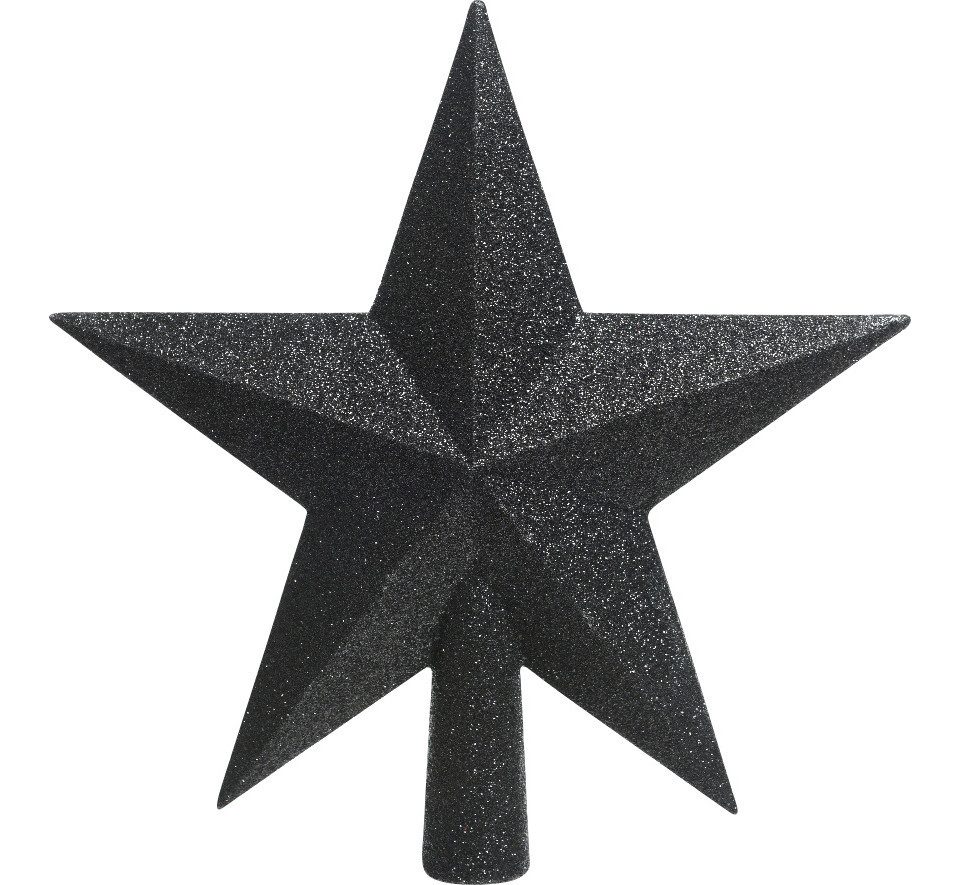 Kaemingk Christbaumschmuck Kaemingk Tannenbaumspitze schwarz bruchfest