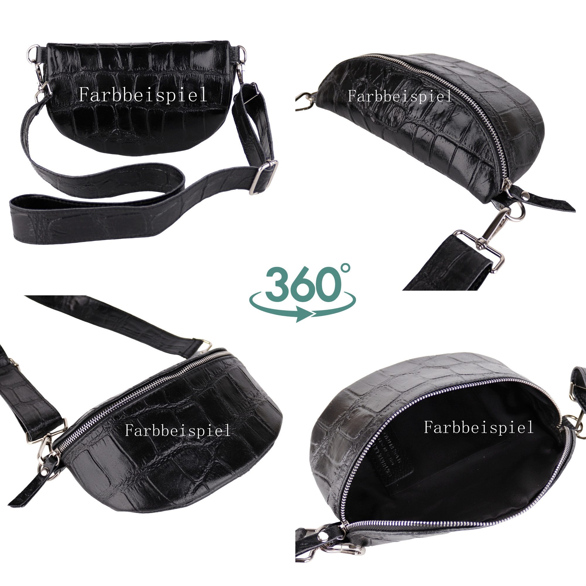 MIRROSI Bauchtasche UNISEX, Echtleder, Leder, Made günstig online kaufen