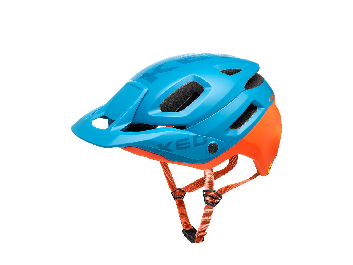 KED Mountainbikehelm PECTOR ME1 MIPS, petrol orange 58-61 cm