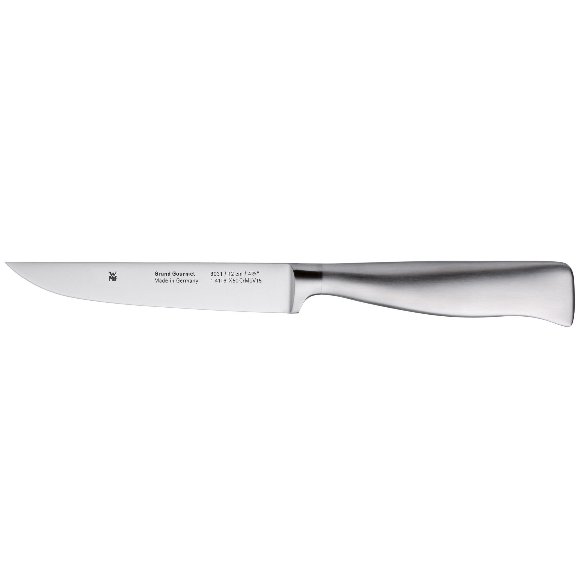 WMF Universalküchenmesser Grand Gourmet, Messer geschmiedet, Performance Cut, Spezialklingenstahl (12 cm)