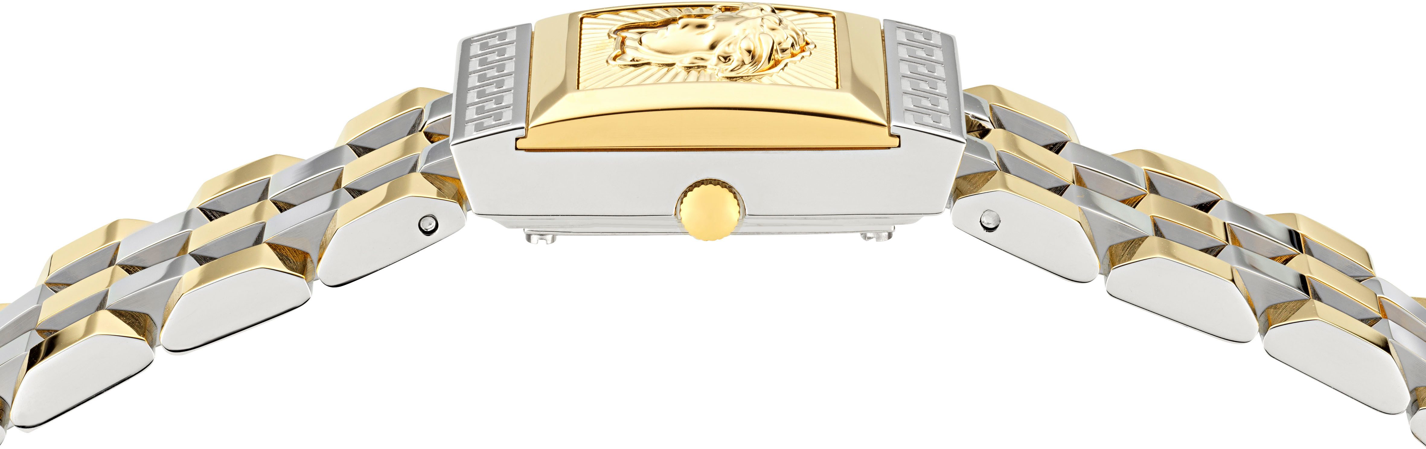 Versace Quarzuhr VERSACE REVEAL VE0C00125, Armbanduhr, Damenuhr, Swiss Made, Edelstahlarmband, analog