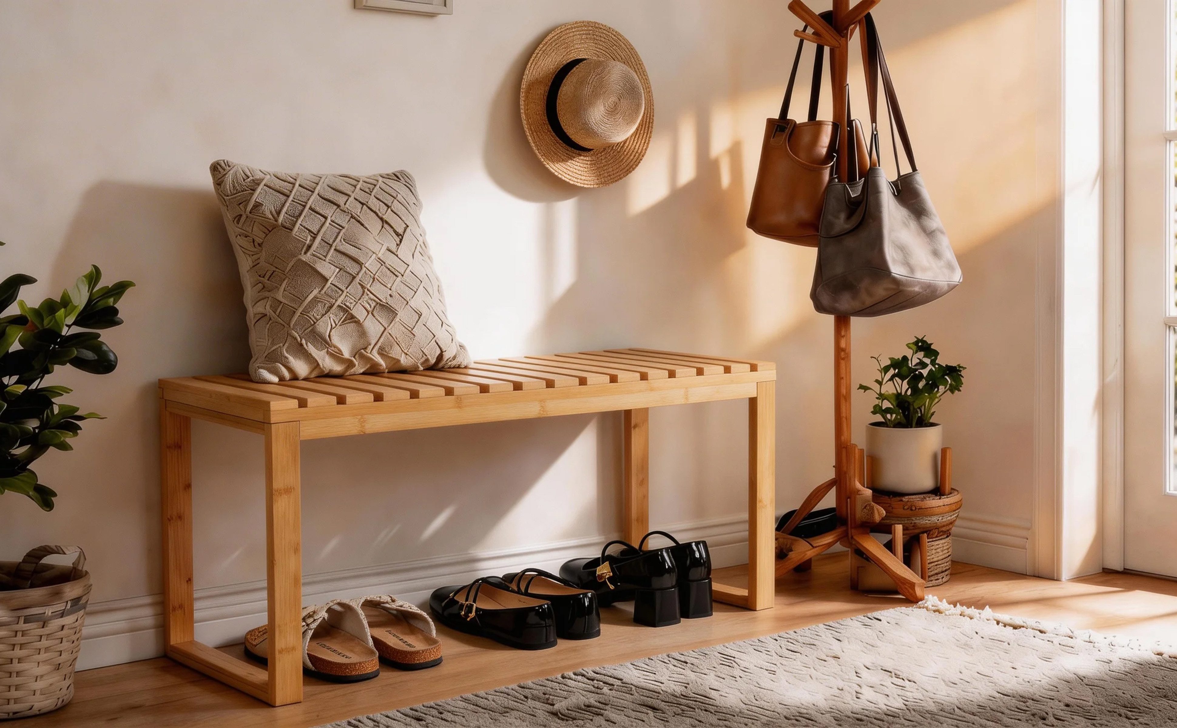 Zedelmaier Schuhbank mit Sitzbank Schuhregal mit Sitzbank und Polster