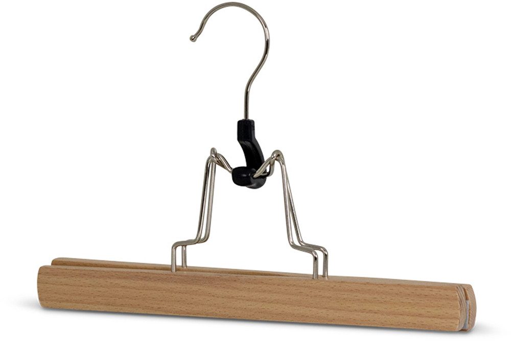 MAWA Kleiderbügel Panta, (Set, 10-tlg), Klemmbügel