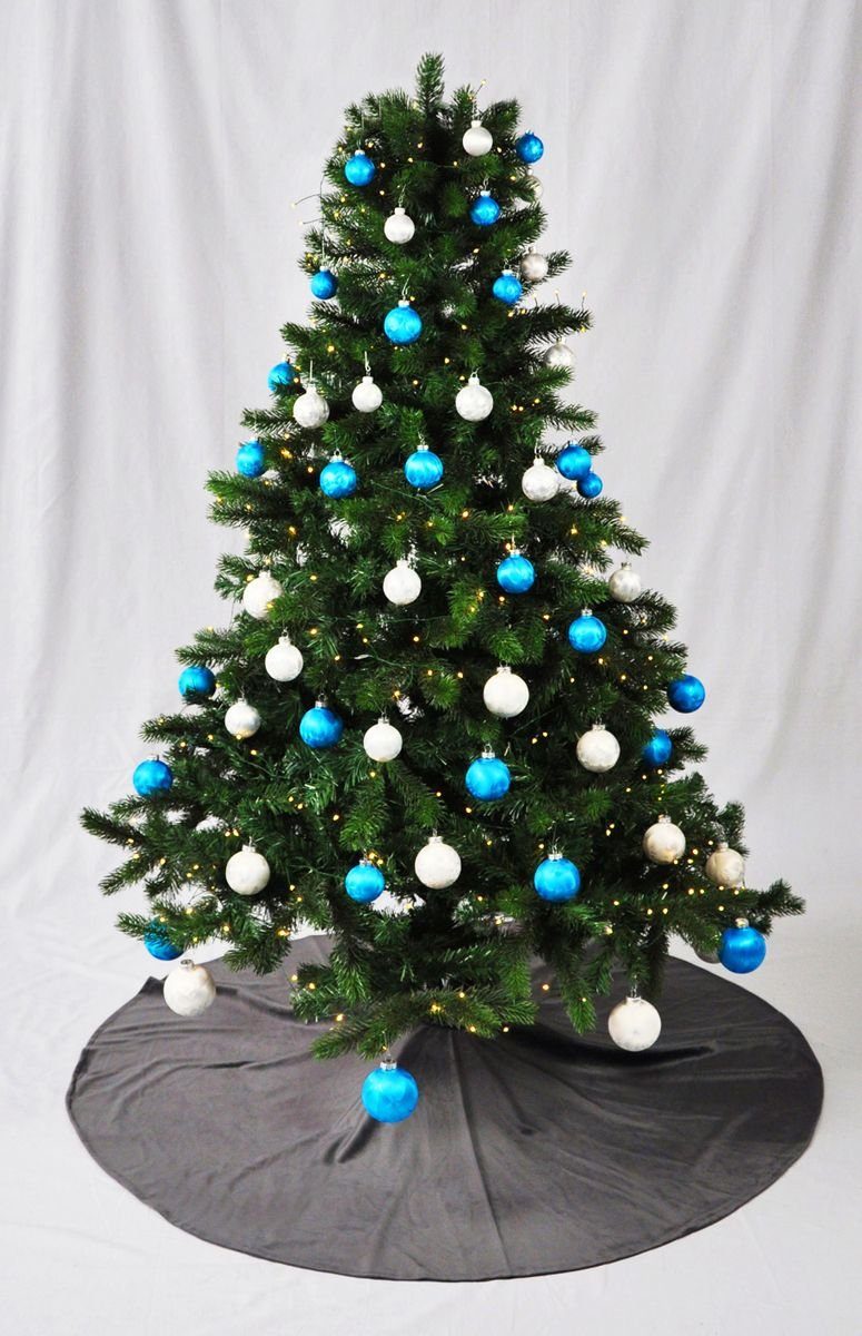 JACK Christbaumschmuck JACK 60x Glas Christbaumkugeln 4 5 6 7cm Eislack Wei günstig online kaufen