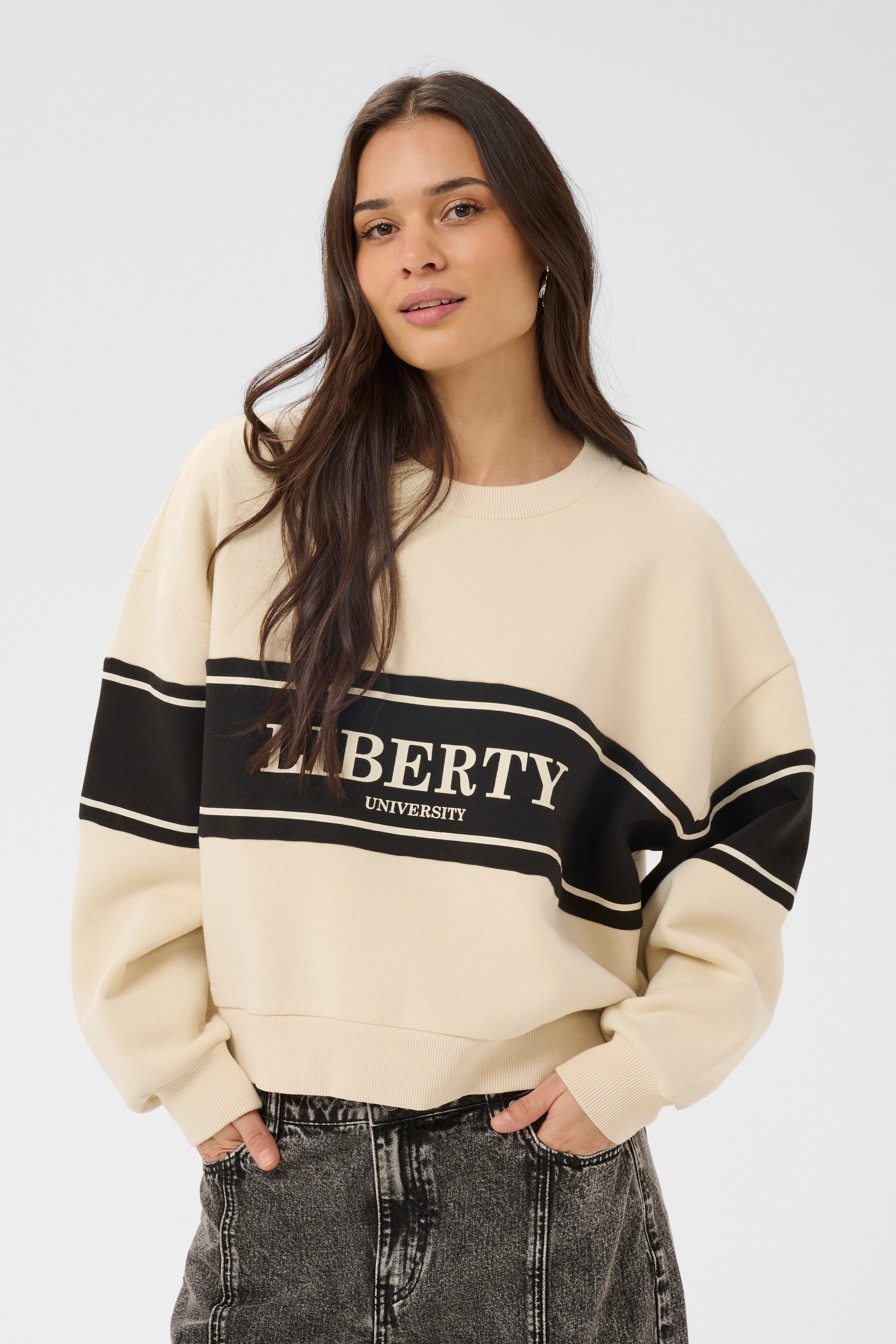 KAFFE Fleecepullover Sweatshirt KAassia