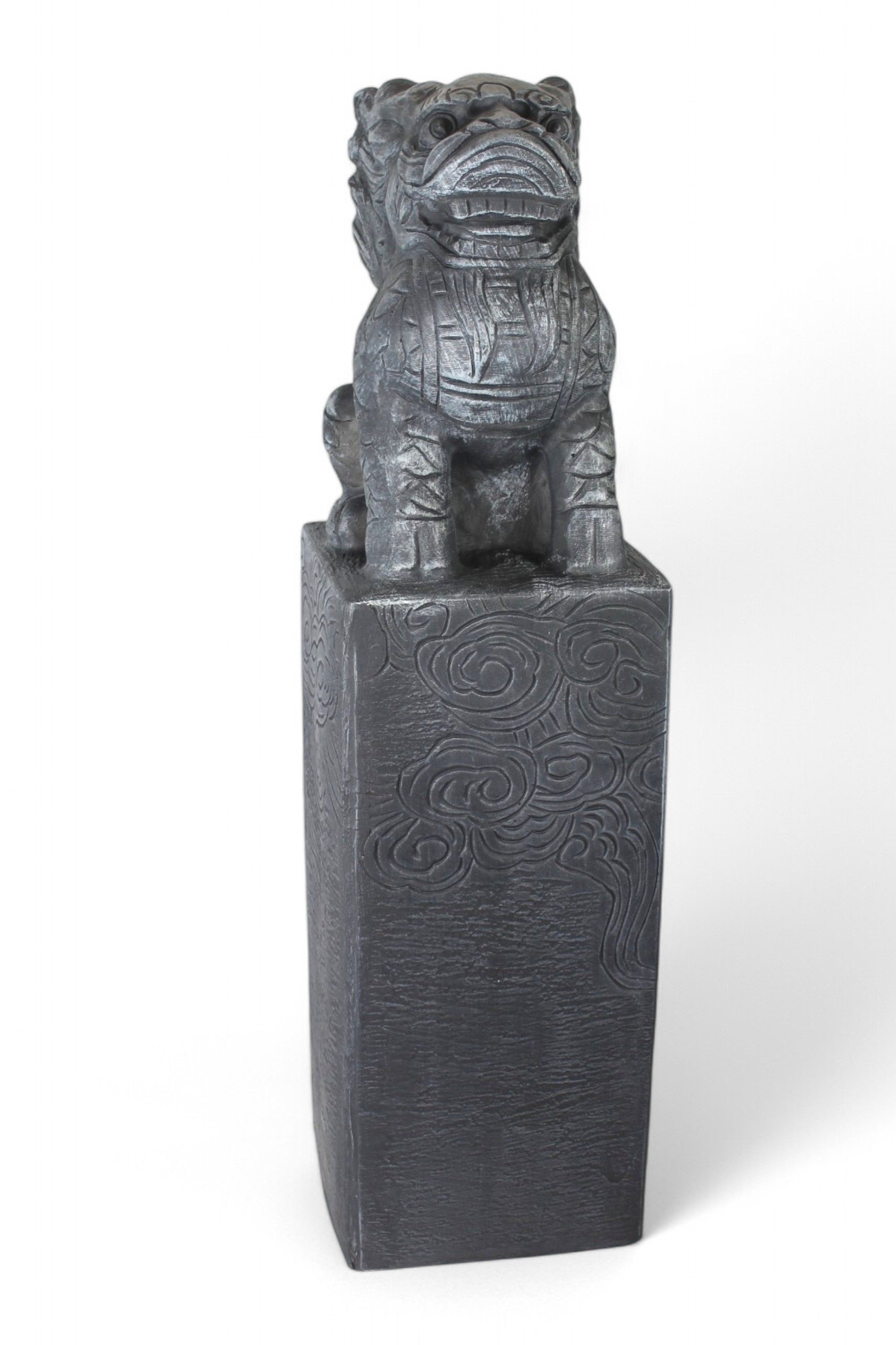 Arnusa Gartenfigur Asiatische Drachen-Stele 79 cm günstig online kaufen