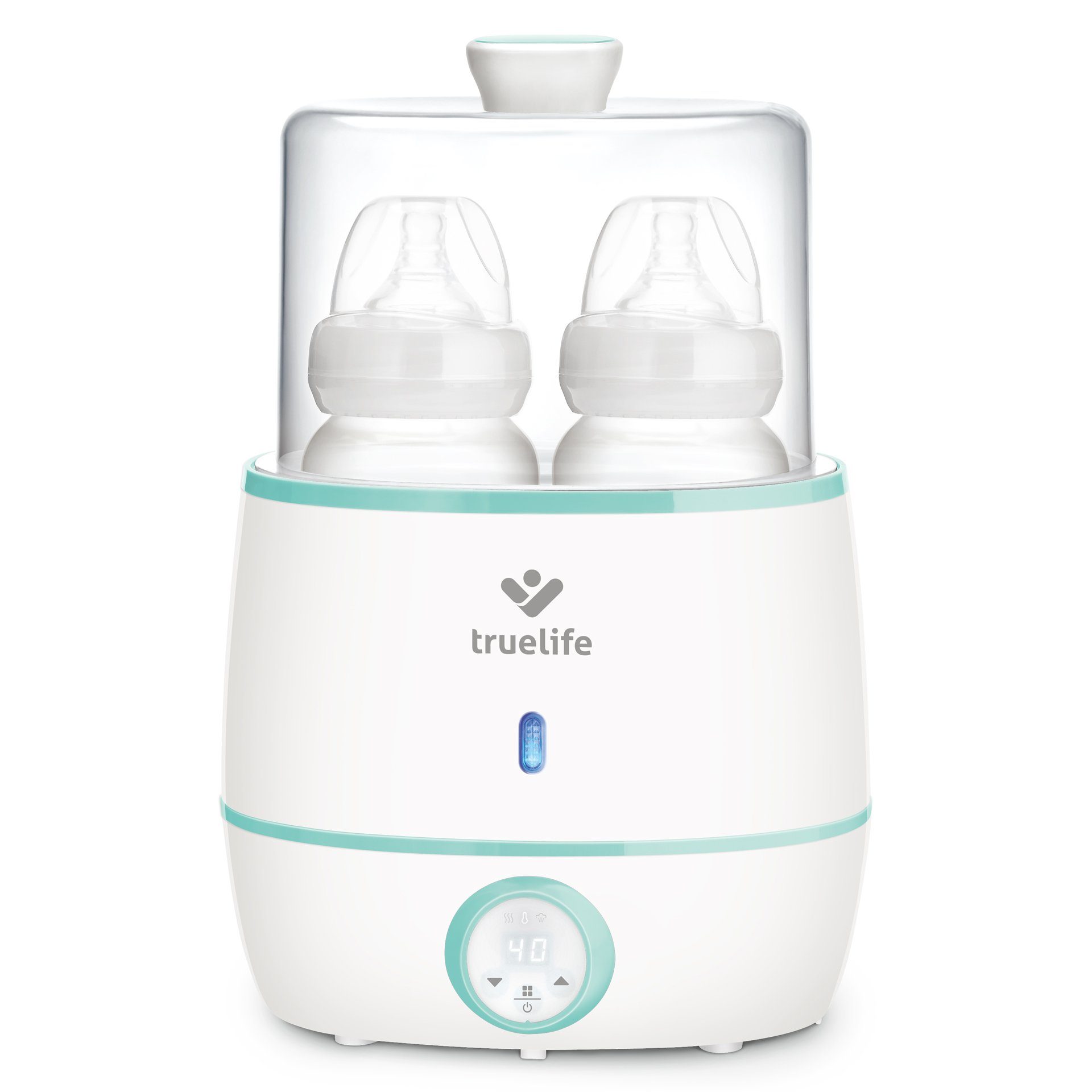 TrueLife Babyflaschenwärmer Invio BW Double, mit praktischem Sterilisator