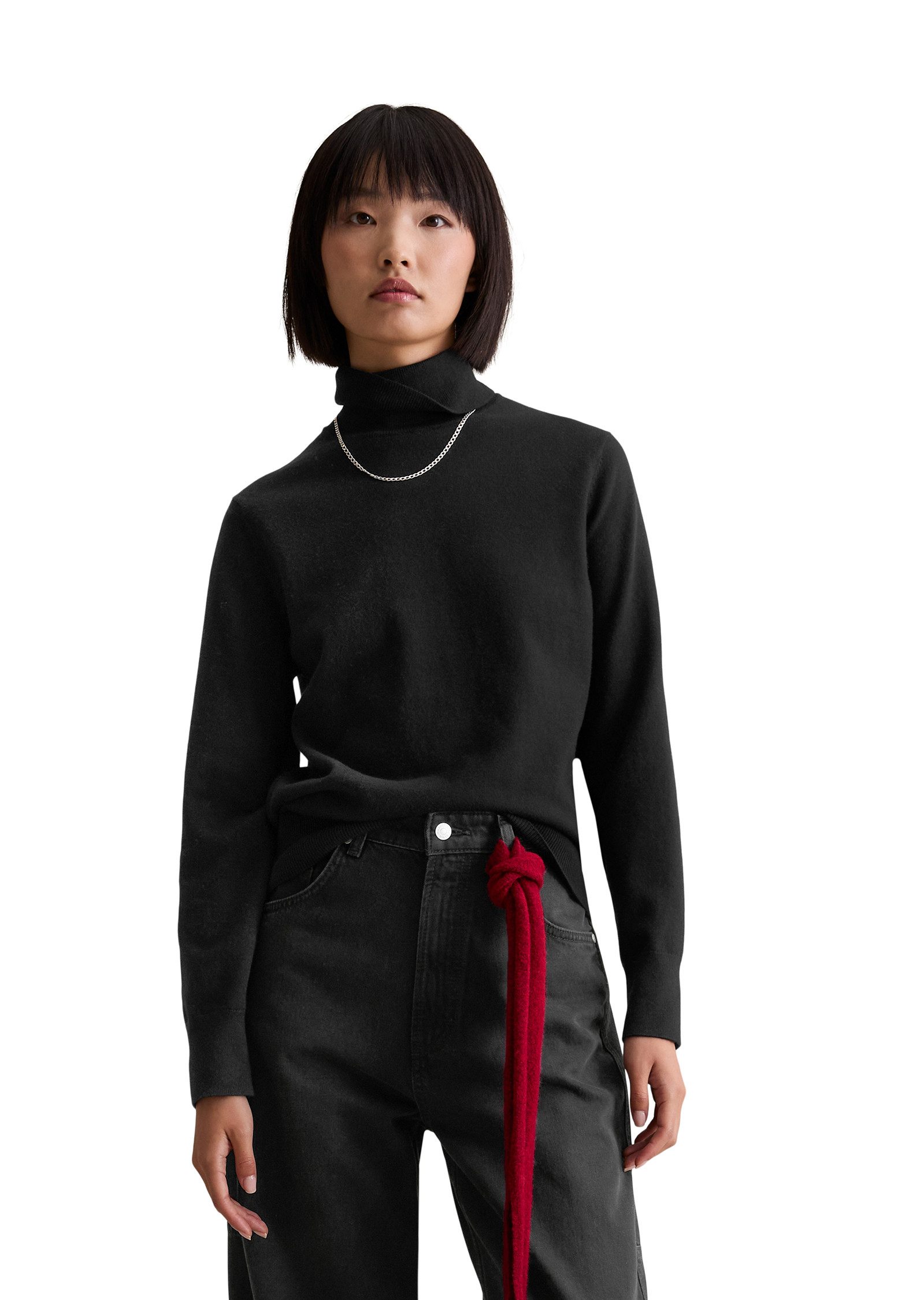 Marc O'Polo DENIM Rollkragenpullover Feinstrick, Basic, normale Passform günstig online kaufen