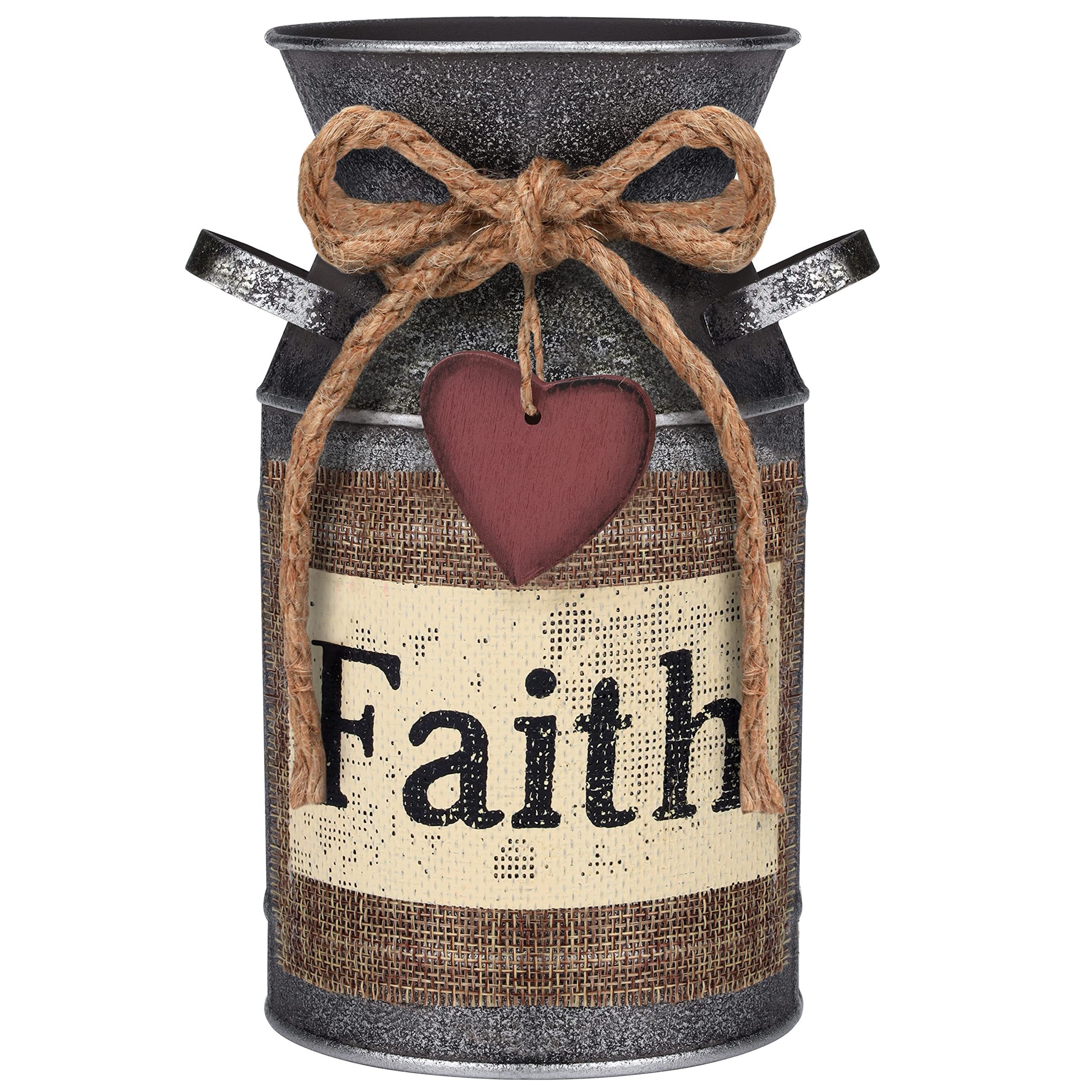 Belle Vous Dekovase Rustic Vintage Metal günstig online kaufen
