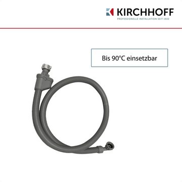 Kirchhoff Zulaufschlauch, Zubehör für Waschmaschinen, Sicherheits-Zulaufschlauch, 3/4"IG x 3 m x 3/4"IG, 10bar/90°C