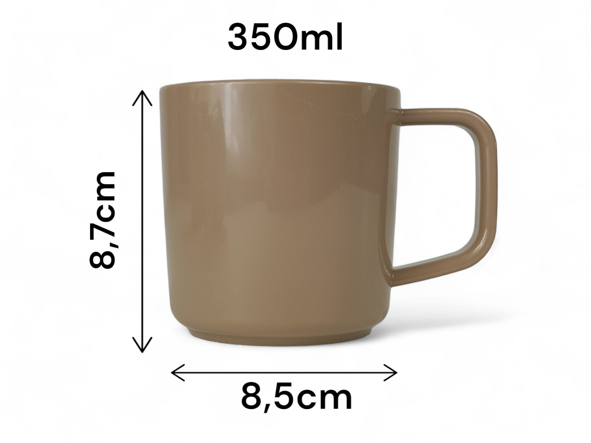Kampa Dometic Tasse 4er Set Camping Becher Picknick Geschirr Camping rutschfest
