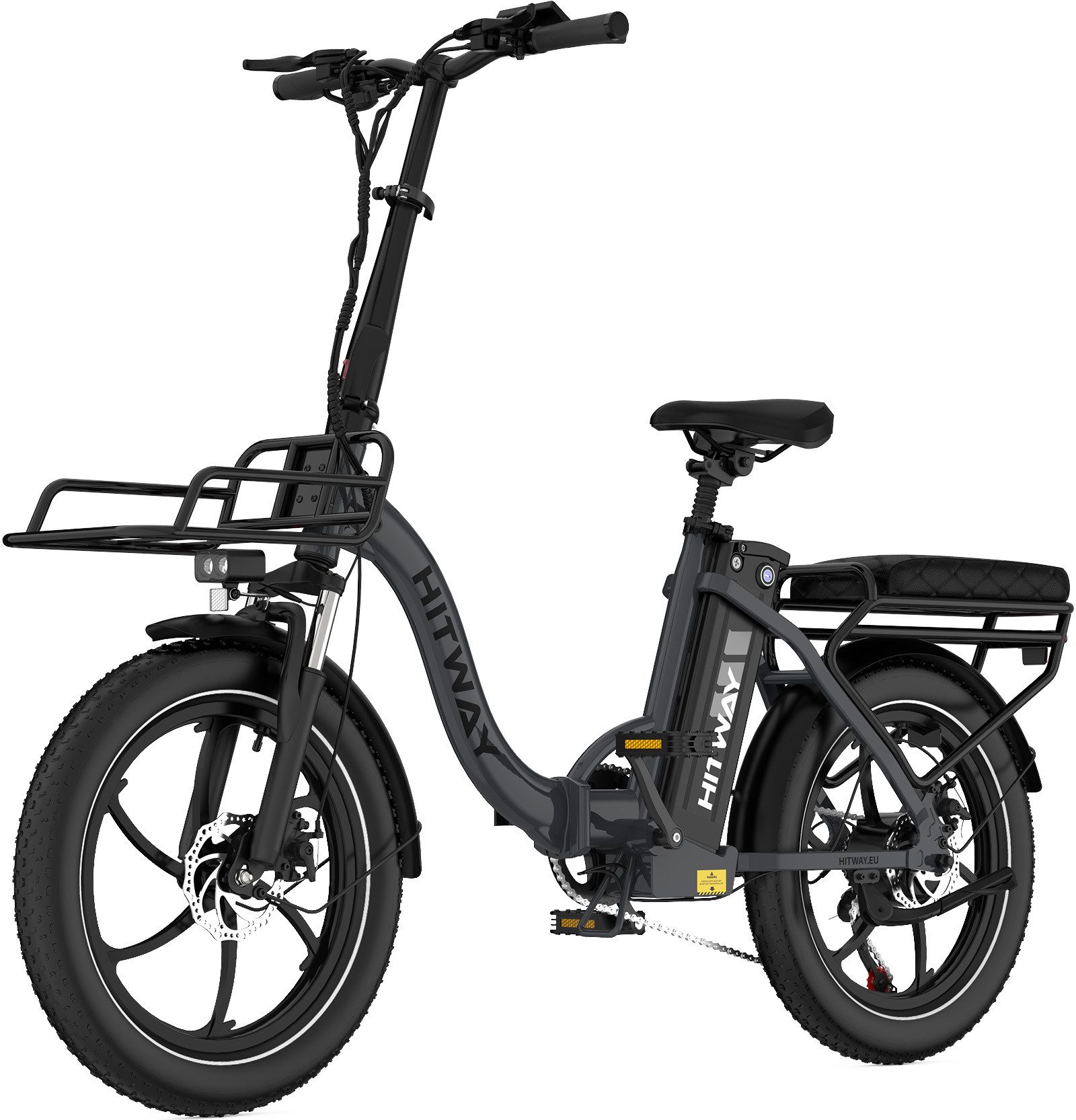 E-Bike Klapprad 20*3,0 Zoll Elektrofahrrad 36V15,6Ah Akku bis zu 150km Reichweite