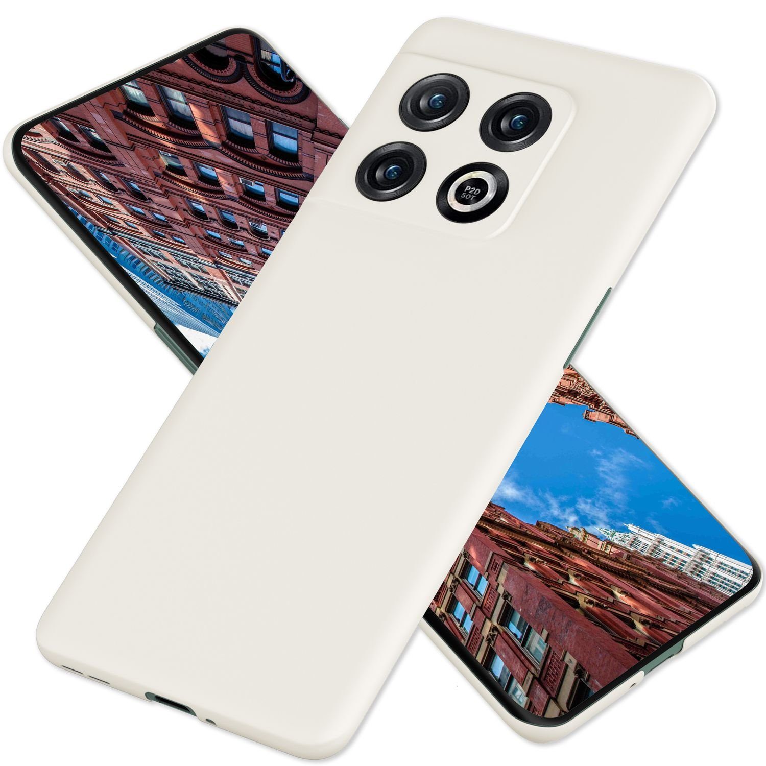Nalia Smartphone-Hülle OnePlus 10 Pro, Ultra Dünne 0,5mm Hülle / Mattes Hardcase / Silk Touch / Extra Leicht