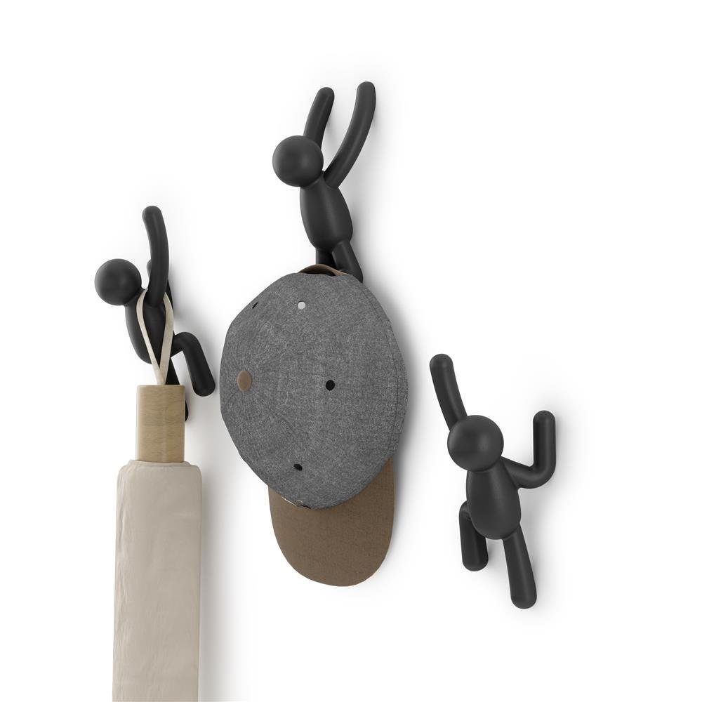 Umbra Wandhaken BUDDY HOOK (3) BLACK, günstig online kaufen