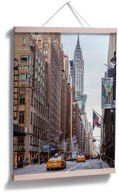 Wall-Art Poster Chrysler Building New York, Gebäude (1 St), Poster ohne Bilderrahmen