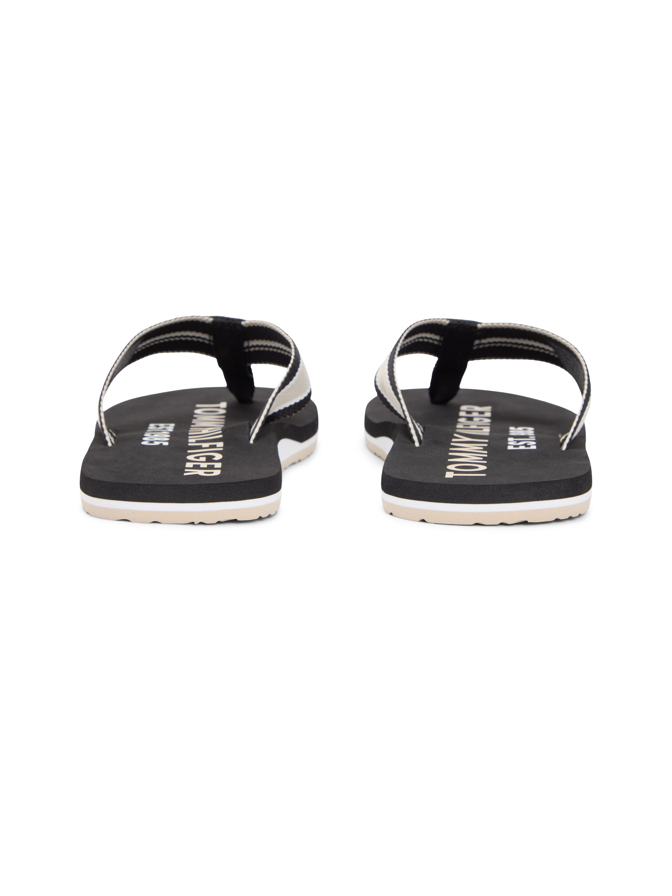 Tommy Hilfiger SPORTY HILFIGER BEACH SANDAL Zehentrenner Sommerschuh, Strandschuh, Flats mit Logoschrifzug