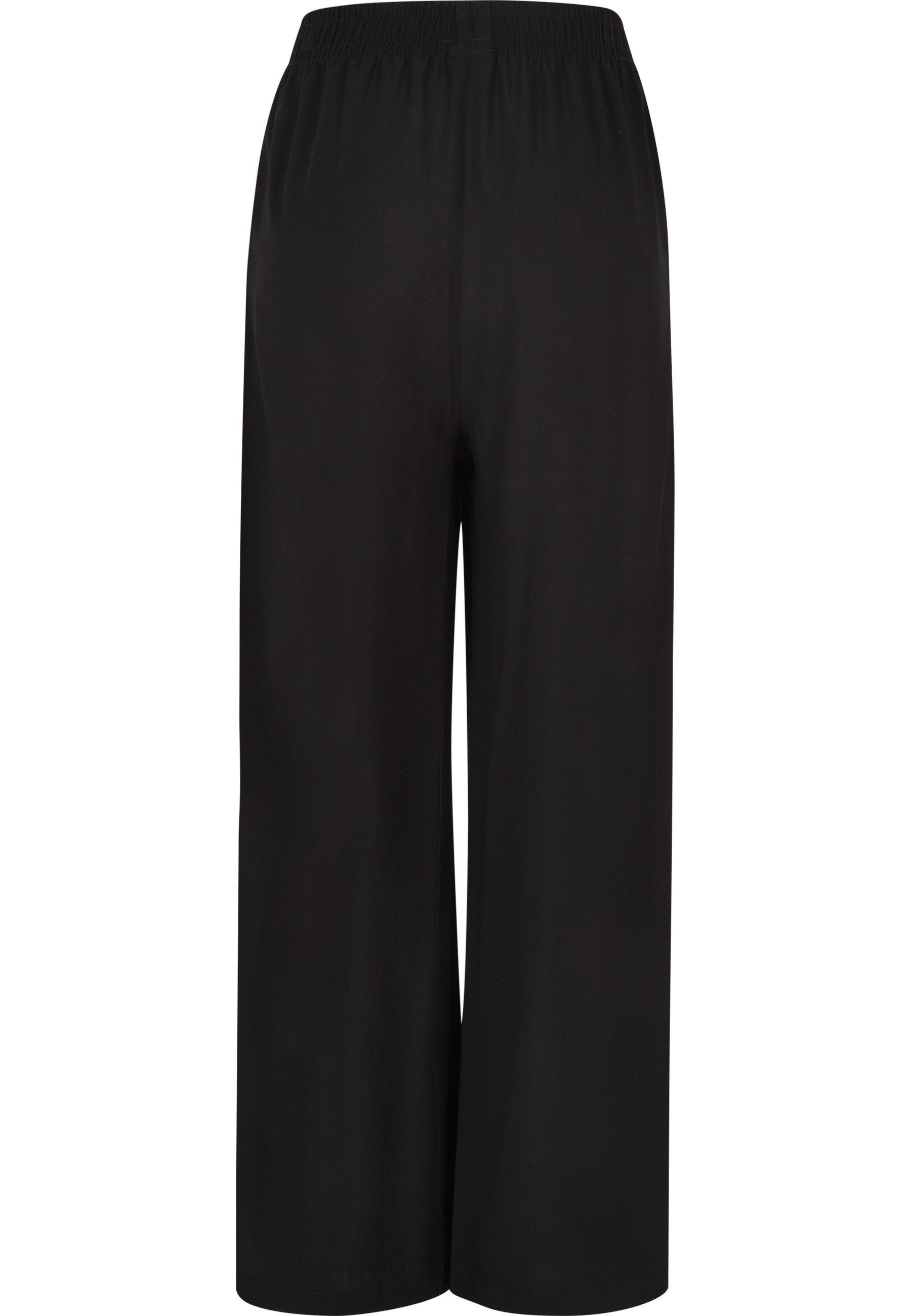 URBAN CLASSICS Stoffhose Urban Classics Damen Ladies Wide Leg Viscose Pants günstig online kaufen