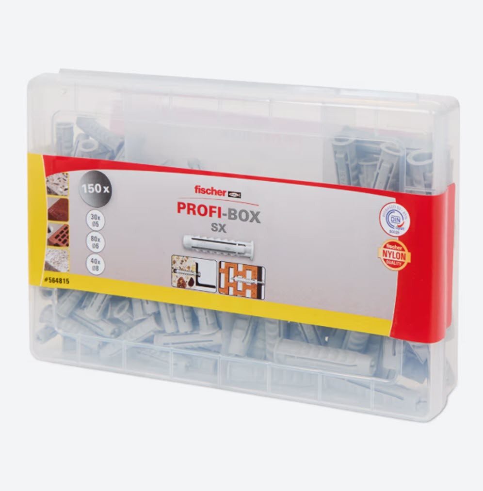 fischer Dübel-Set Fischer Profi-Box Spreizdübel 150 Stück, (150-tlg)