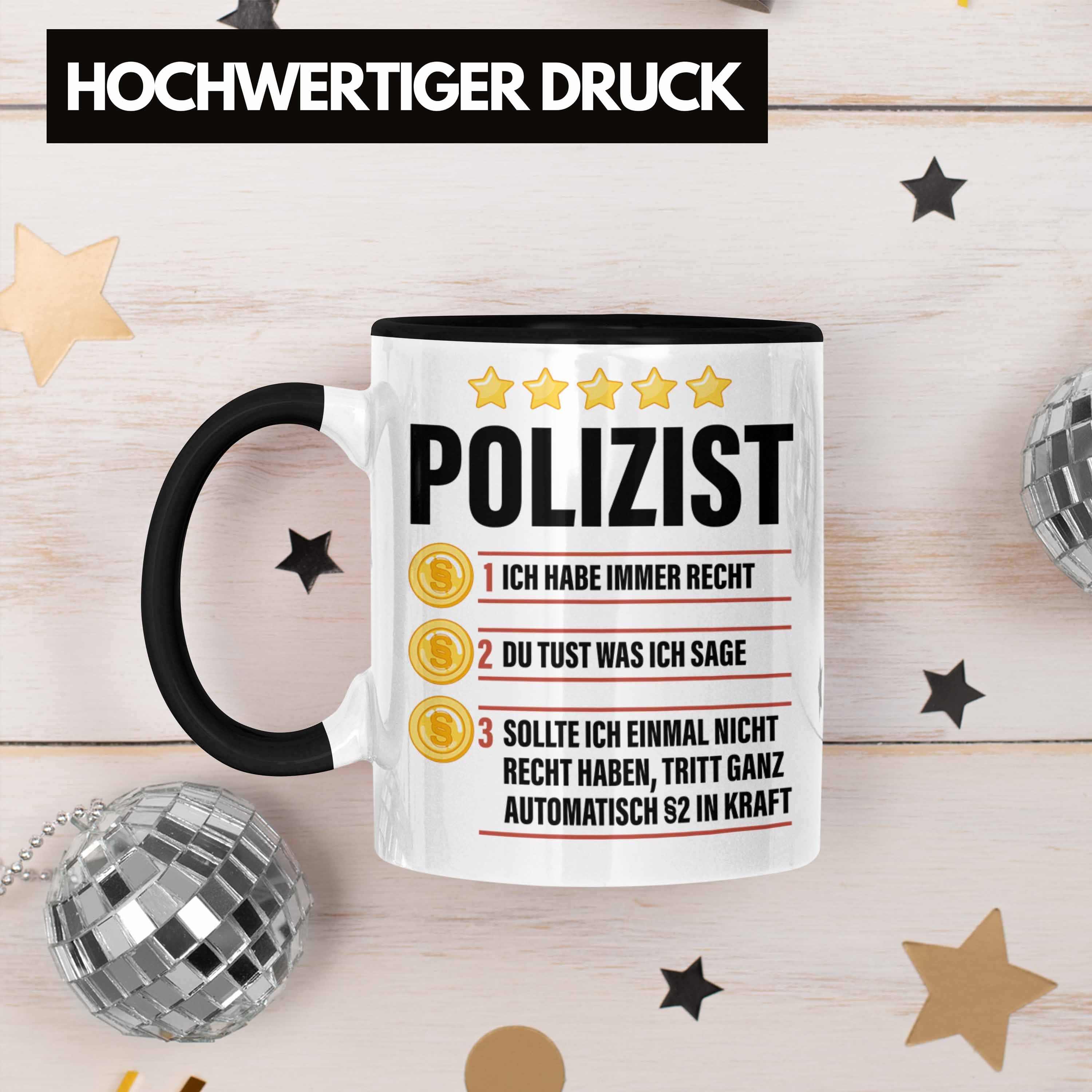 Trendation Tasse Trendation - Polizist Geschenk Tasse mit Spruch Geschenke Polizei Männ