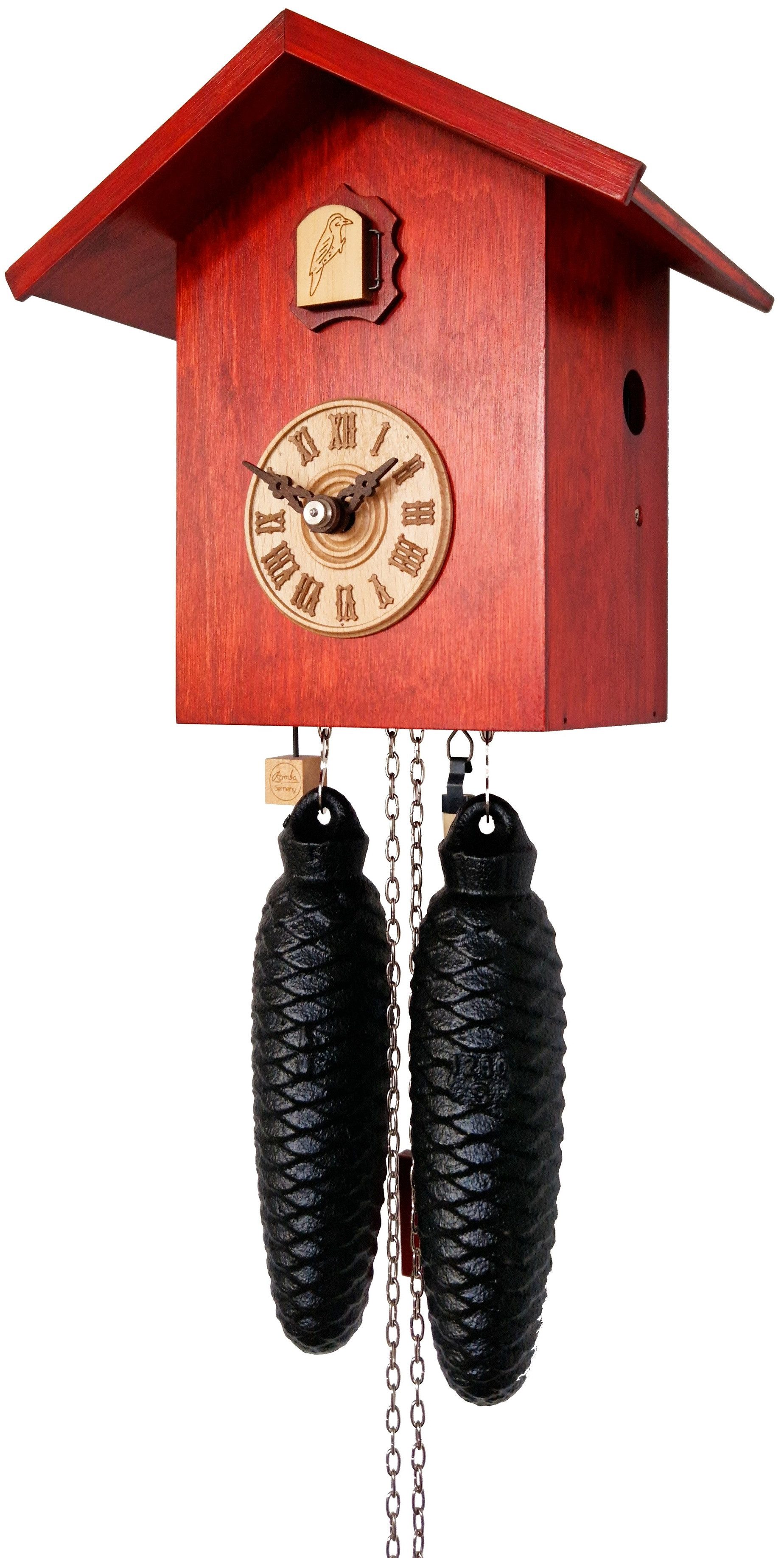 Rombach & Haas Pendelwanduhr Kuckucksuhren 8 Tage Uhrwerk SK34 (hörbare Tickgeräusche)