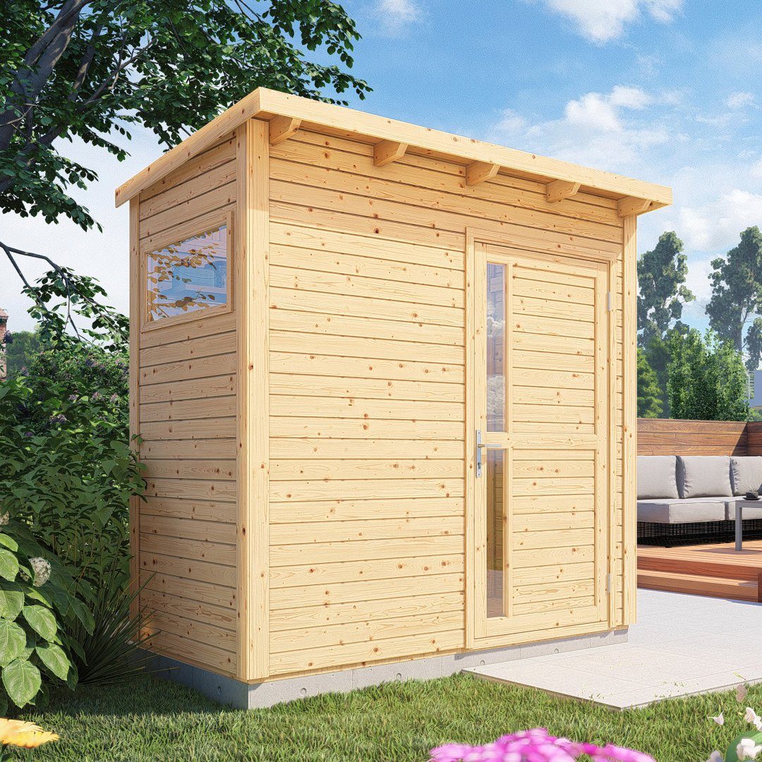 BERTILO Gartenhaus Pentus 1, BxT: 246x143 cm