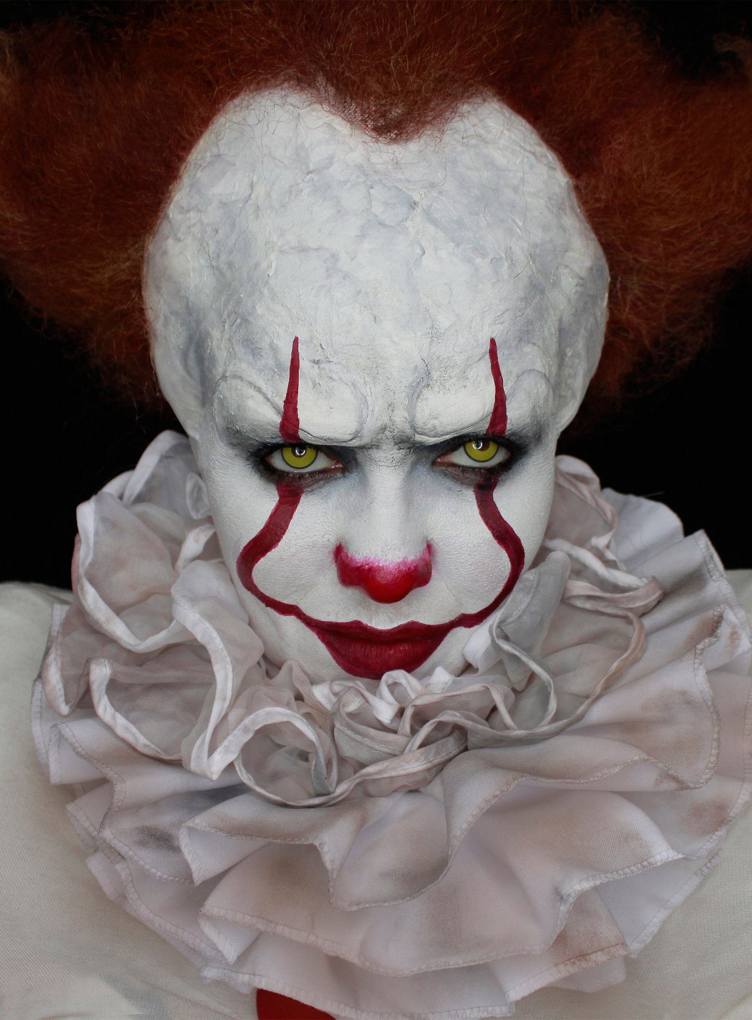 Maskworld Театральный грим Make-up Set Pennywise Halloween Horror Clown, Halloween Schminkset mit perfekt abgestimmten Komponenten