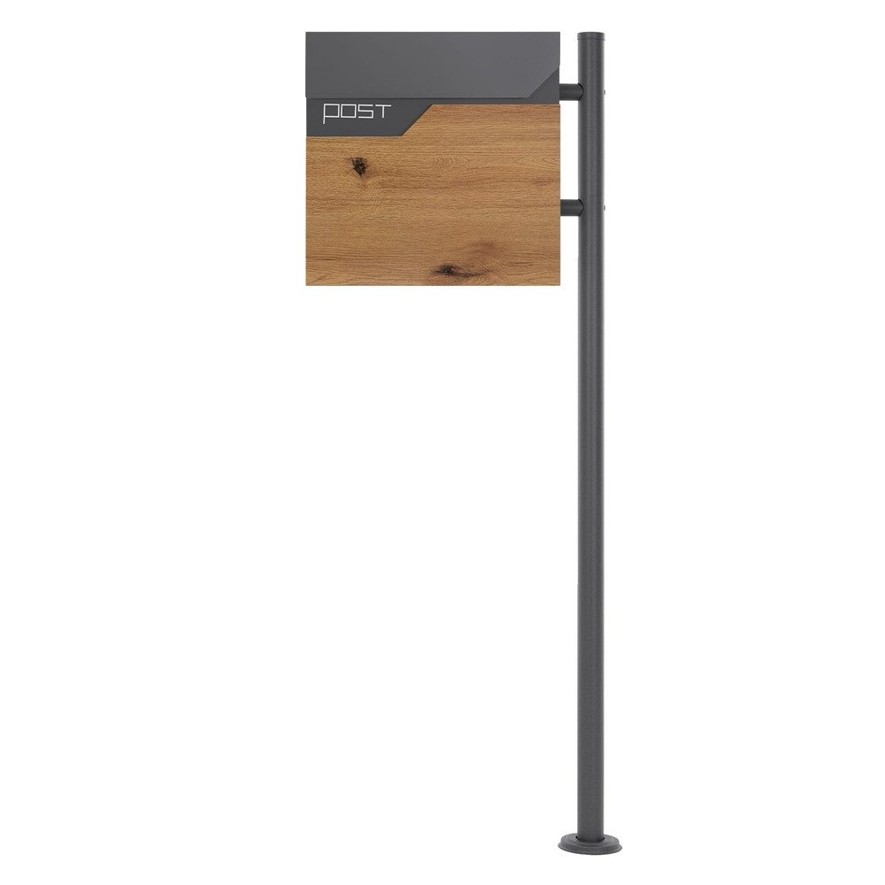 ML-DESIGN Standbriefkasten Briefkasten Postkasten mit Zeitungsfach, günstig online kaufen