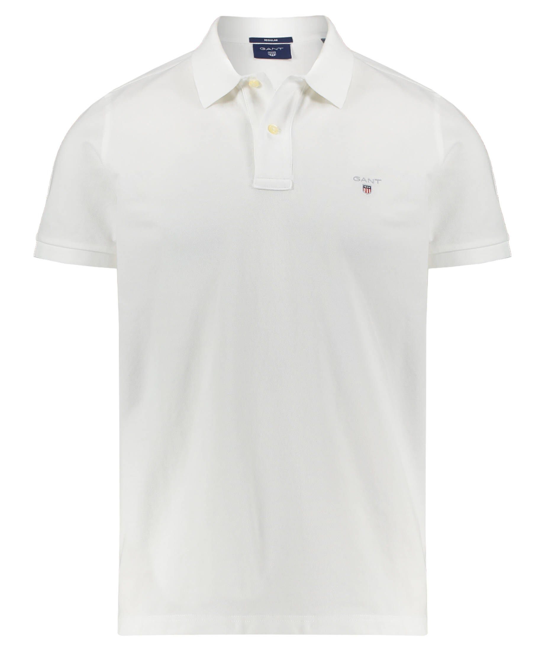 Gant Poloshirt Herren Poloshirt PIQUE Regular Fit (1-tlg) weiss (10)