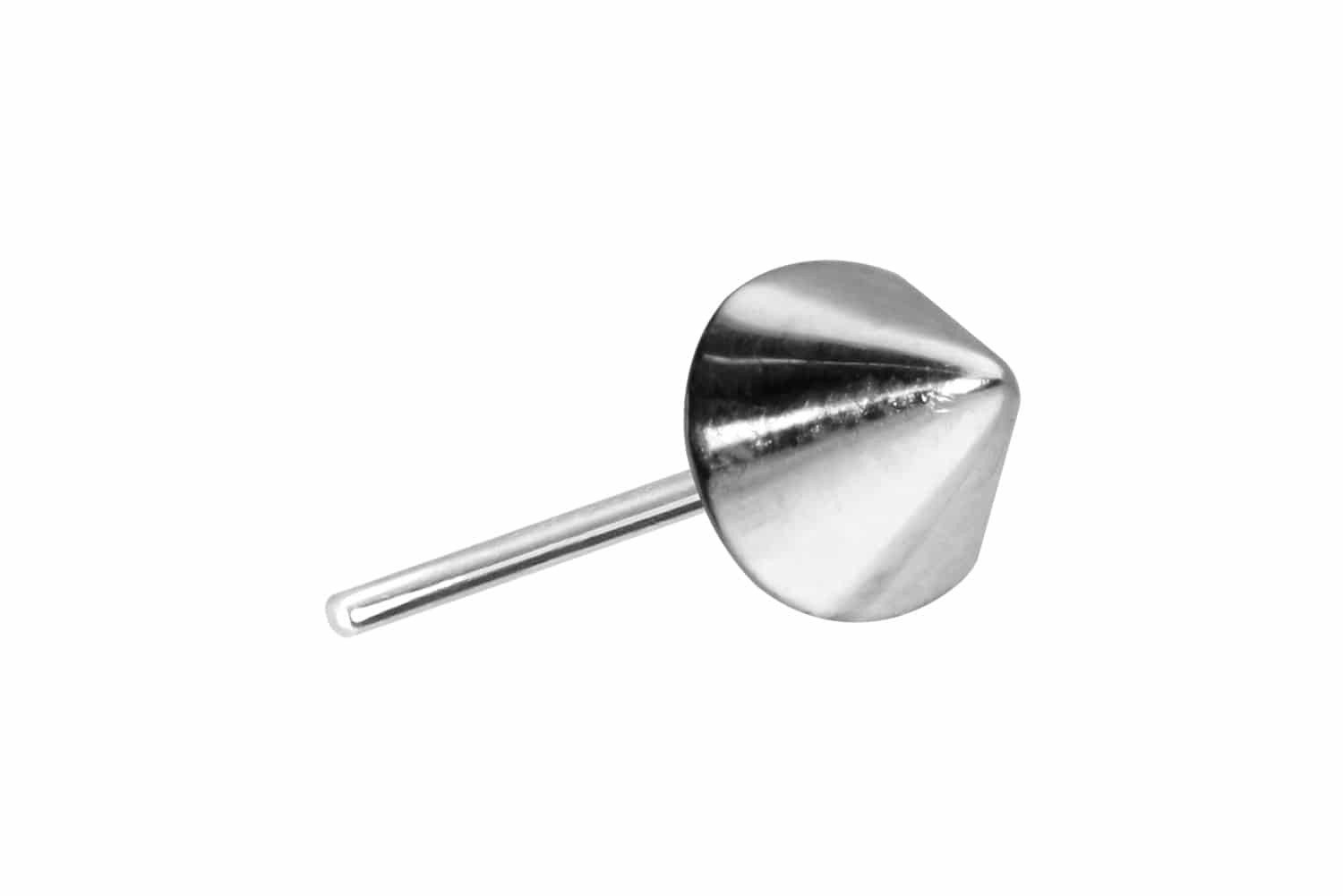 Piercing-Set 14 Karat Gold Aufsatz mit Titan Push Pin SPITZE