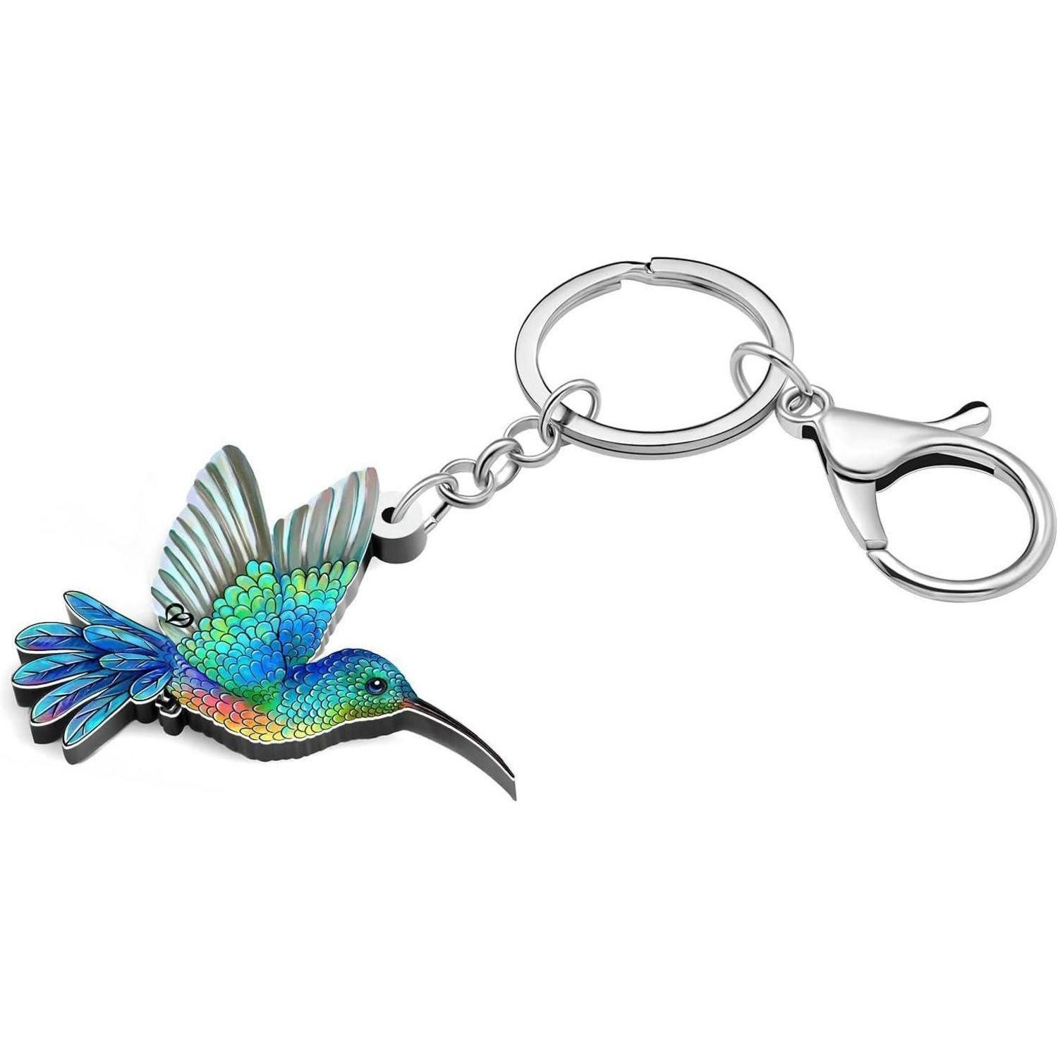 LuxusKollektion Schlüsselanhänger Schlüsselanhänger Kolibri Acryl Damen