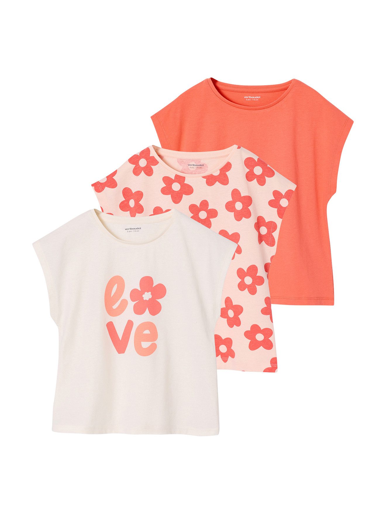 Kurzarmshirt Mädchen T-Shirts BASIC