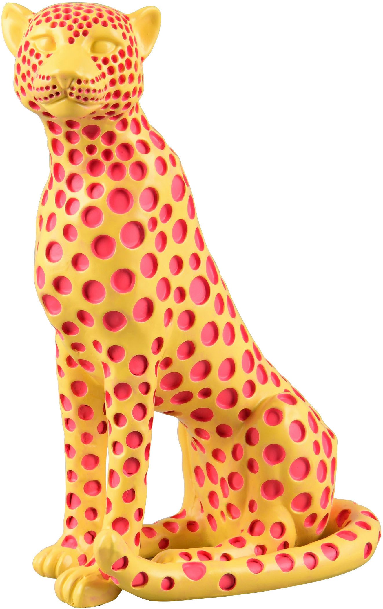 MIRRORS AND MORE Skulptur PANTRA (1 St), Dekofigur in auffälliger Leopardenform