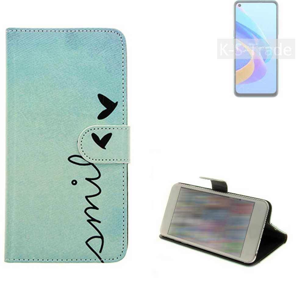 K-S-Trade Handyhülle für Oppo A76, Schutz Hülle Handy Hülle Hülle Handyhülle cover bookstyle Etui