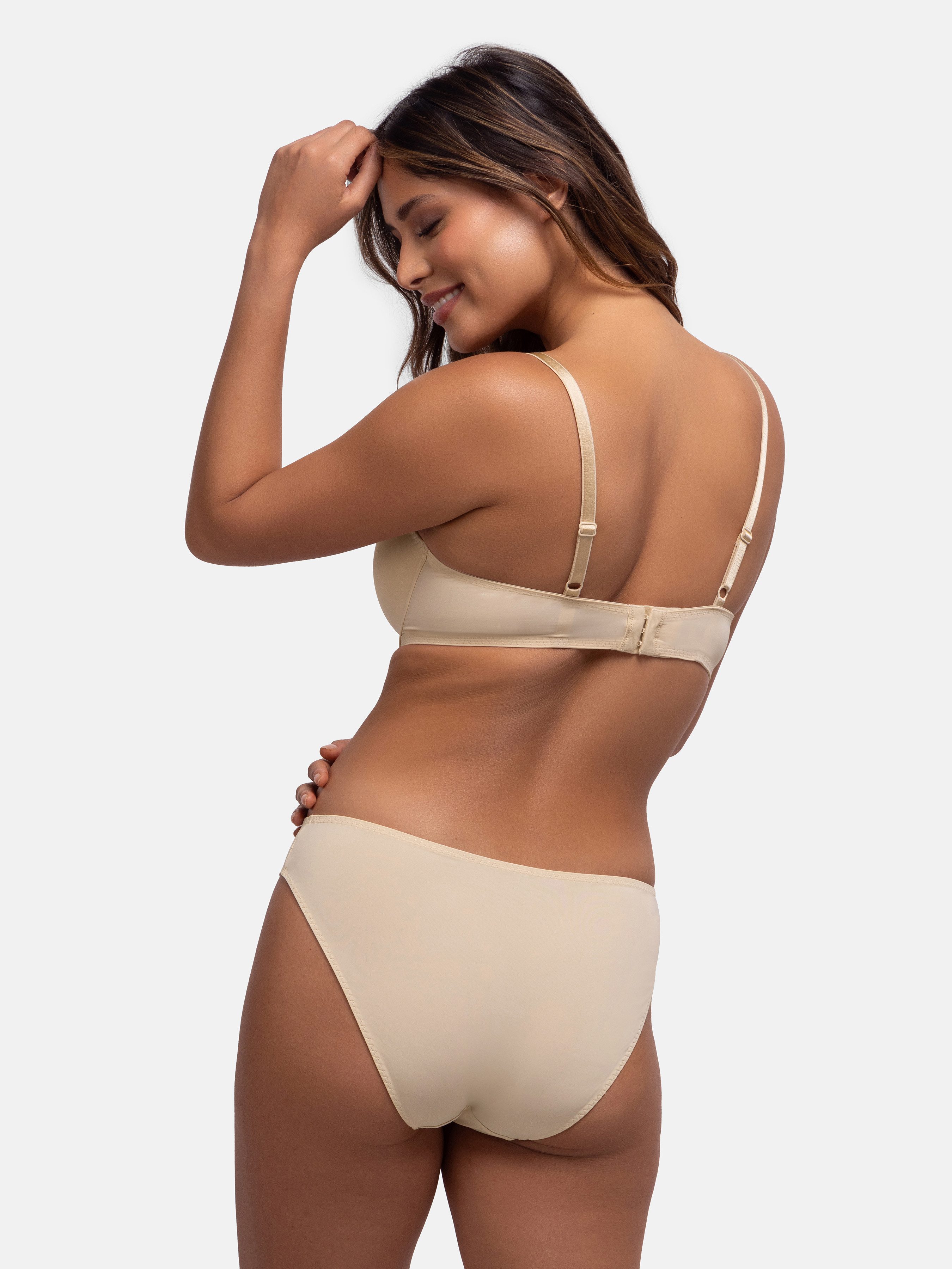 Dorina Bügel-BH Louise (2er Pack) weicher Stoff, verstellbare Träger, elastisch – Bild 4 von 5