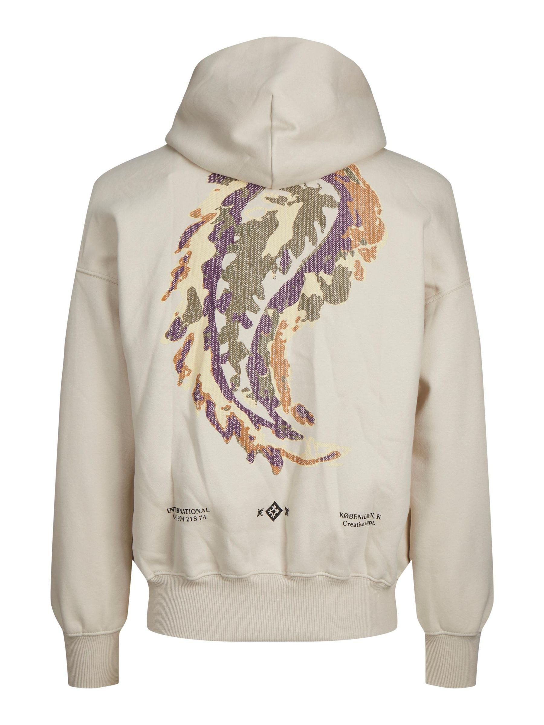Jack & Jones Sweatshirt Design Dropped Shoulder JORGRACIA JORGRACIA GRAPHIC SWEAT HOOD LN