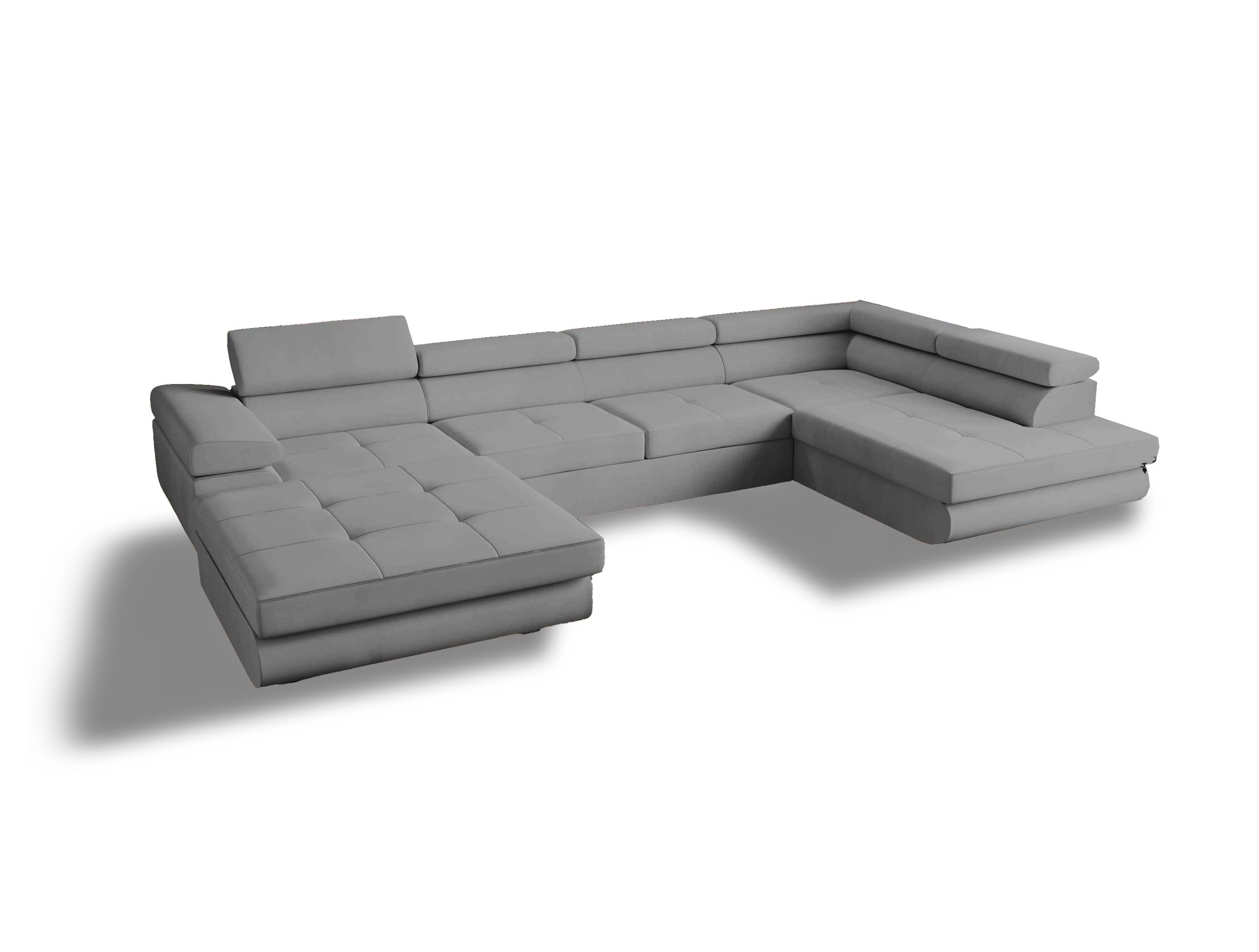 Goldstoff Wohnlandschaft mit Schlaffunktion, Couch für Wohnzimmer - Schlafs günstig online kaufen