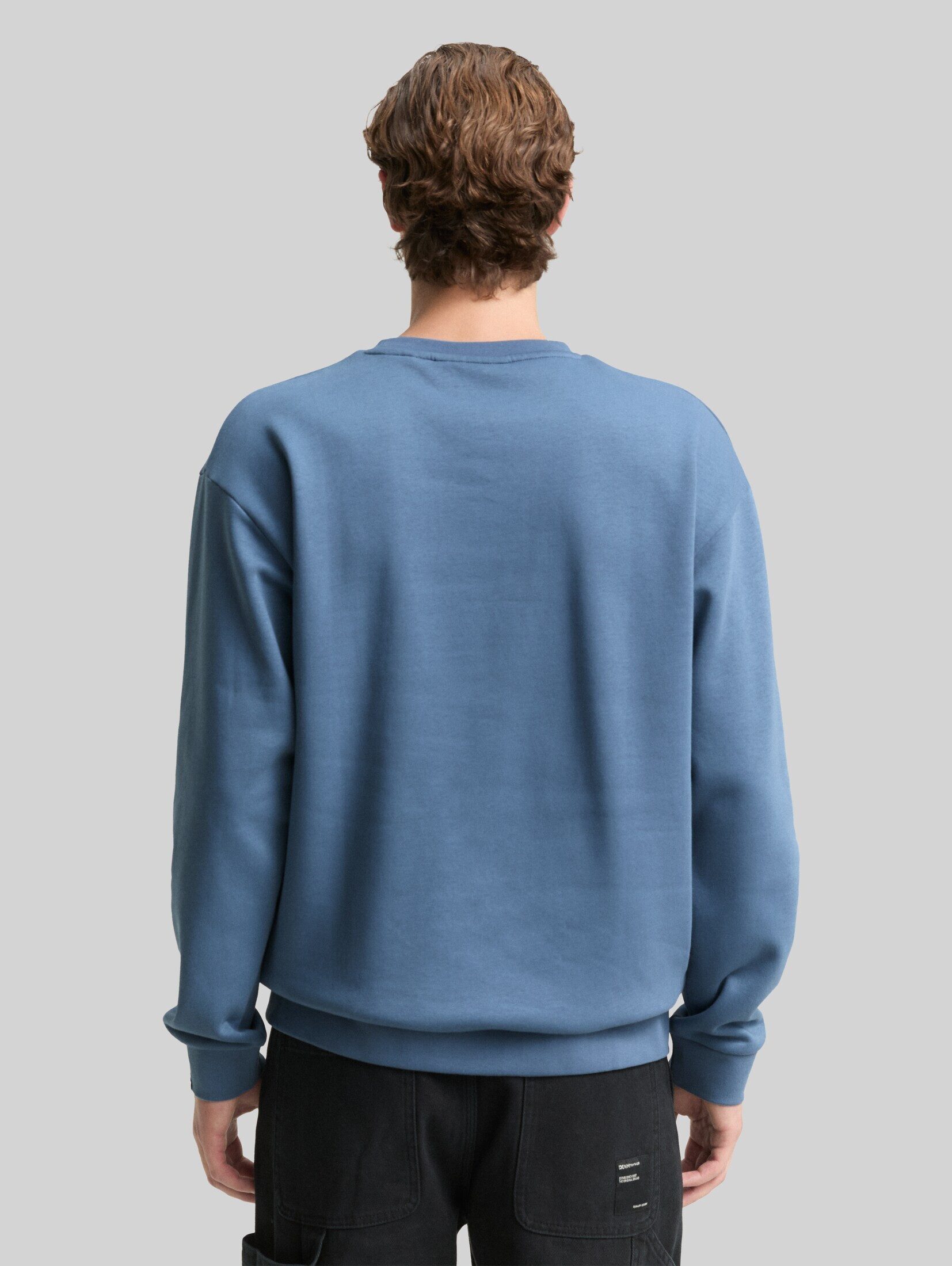 TOM TAILOR Denim Sweatshirt Strick & Sweatshirts Sweatshirt mit Logo-Badge
